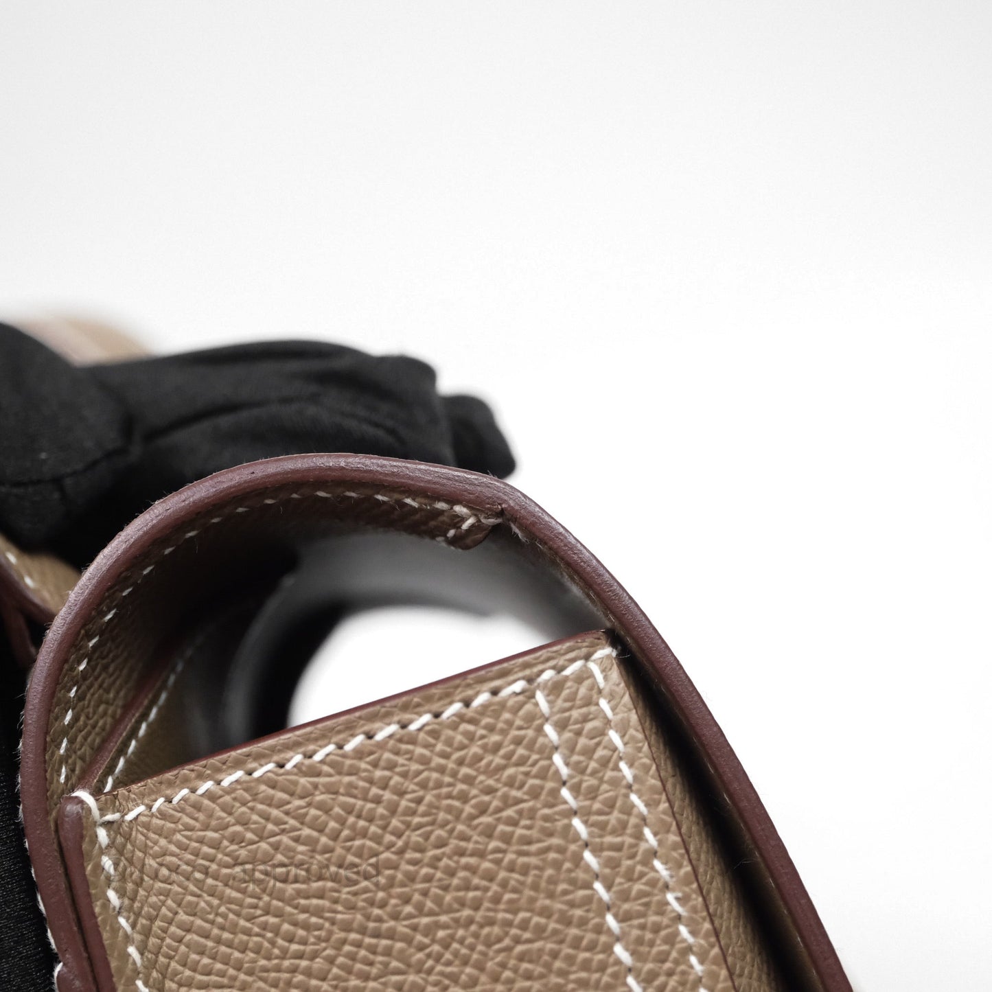 Hermès Della Cavalleria Mini Bag Etoupe 18 Epsom Palladium Hardware