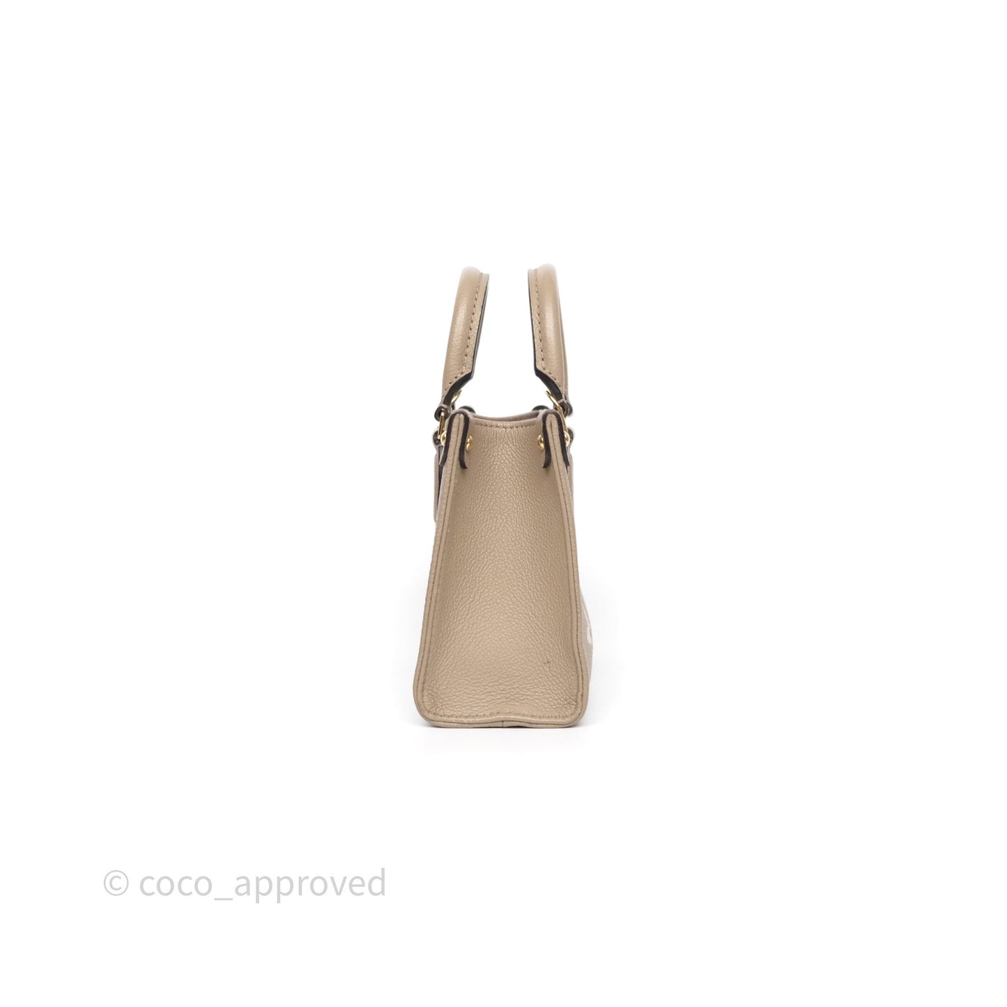 Louis Vuitton OnTheGo BB Dove Gray/Cream Monogram Empreinte Leather