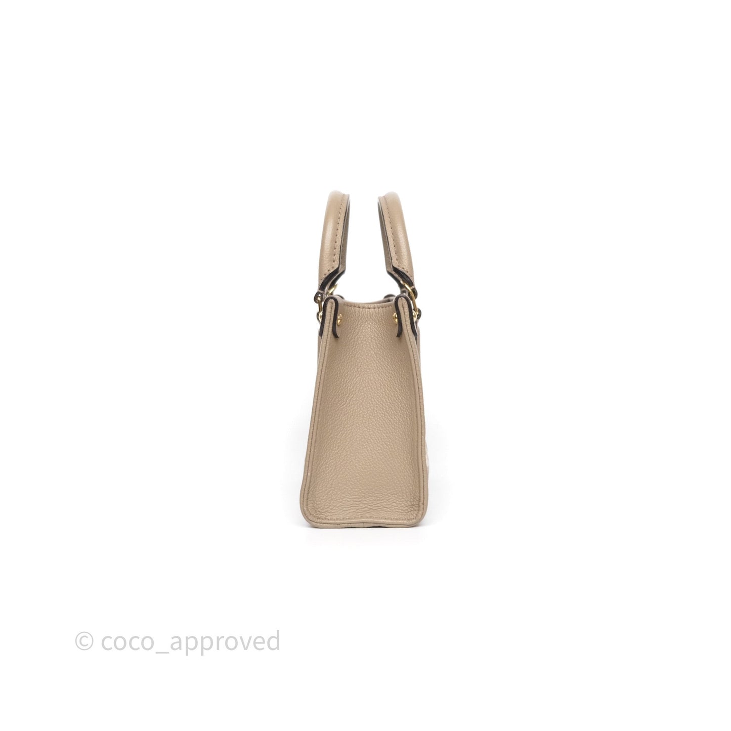 Louis Vuitton OnTheGo BB Dove Gray/Cream Monogram Empreinte Leather