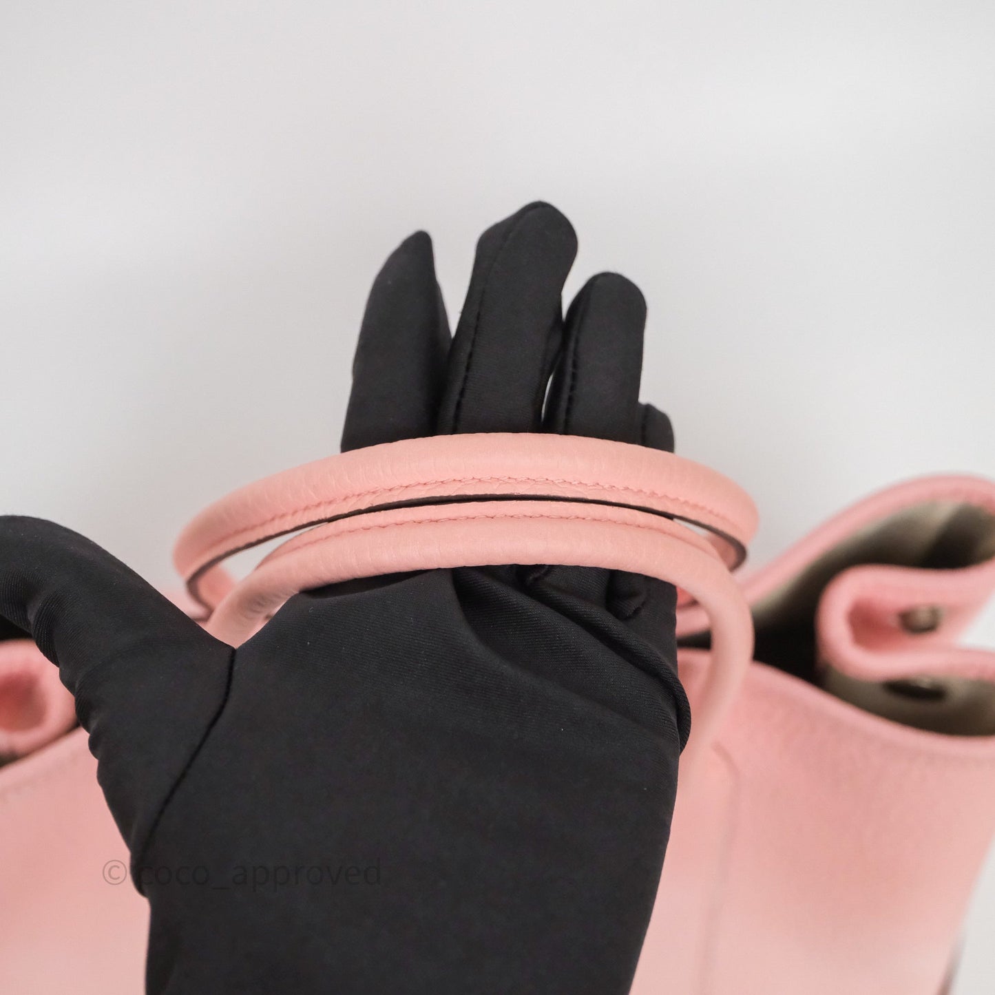 Hermes Garden Party 30 Rose Sakura 3Q Palladium Hardware