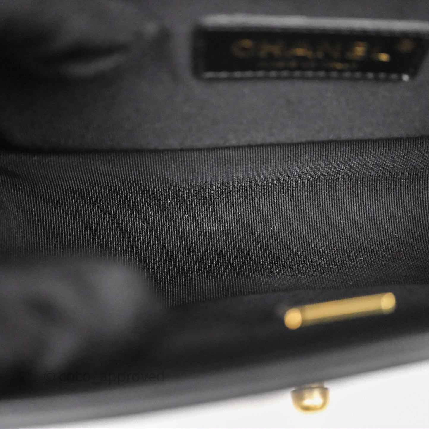 Chanel Small Boy Black Lambskin Aged Gold Hardware