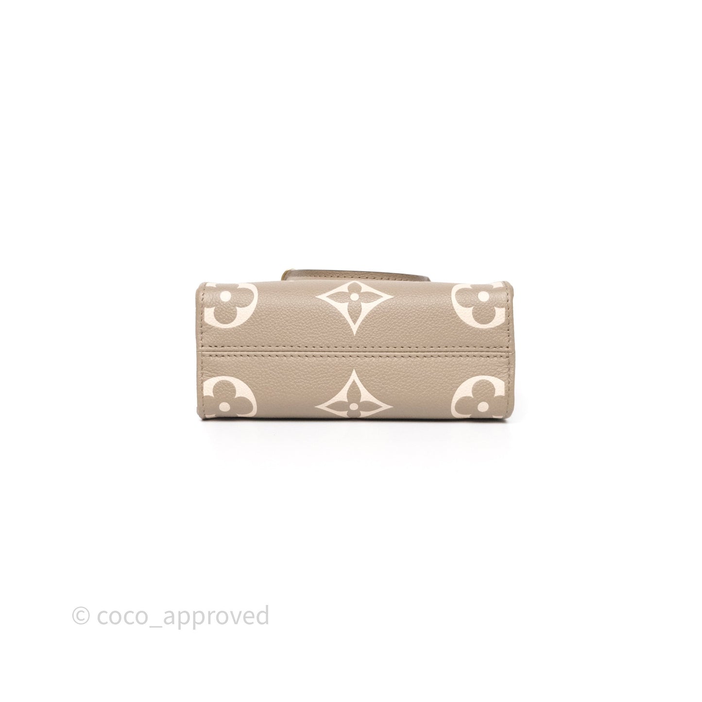 Louis Vuitton OnTheGo BB Dove Gray/Cream Monogram Empreinte Leather