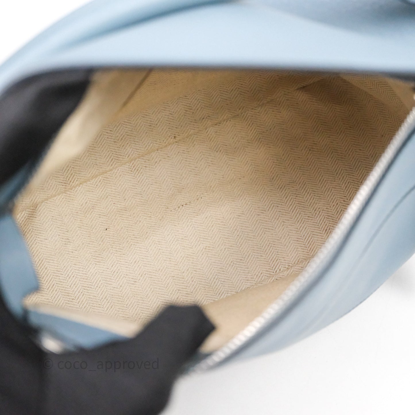 Loewe Small Puzzle Bag Stone Blue Calfskin