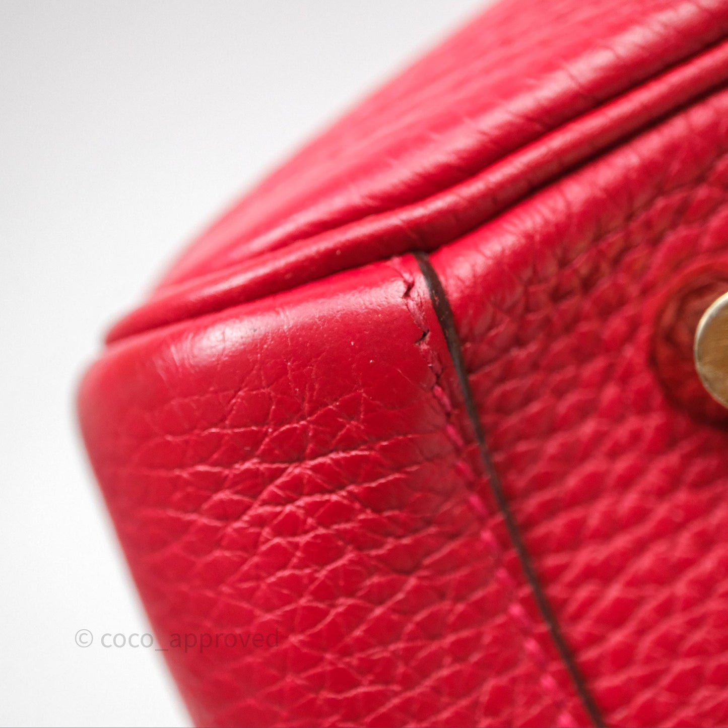Hermes Lindy 26 Rouge Casaque Q5 Clemence Gold Hardware