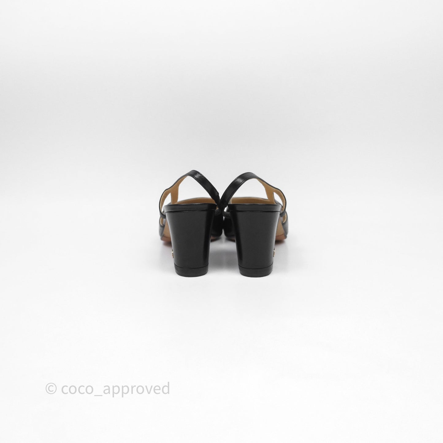 Chanel Slingbacks Black/ Beige Size 36