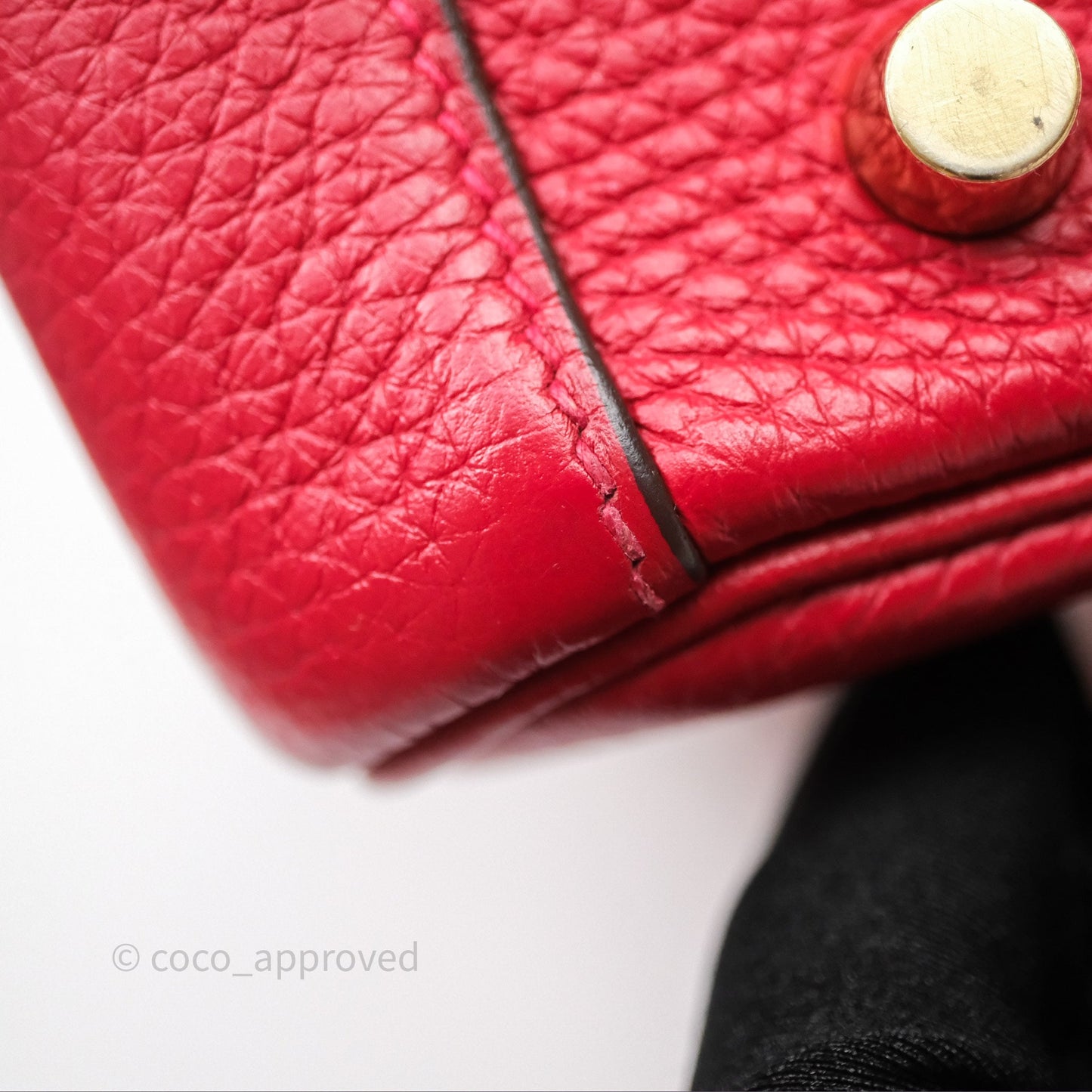 Hermes Lindy 26 Rouge Casaque Q5 Clemence Gold Hardware