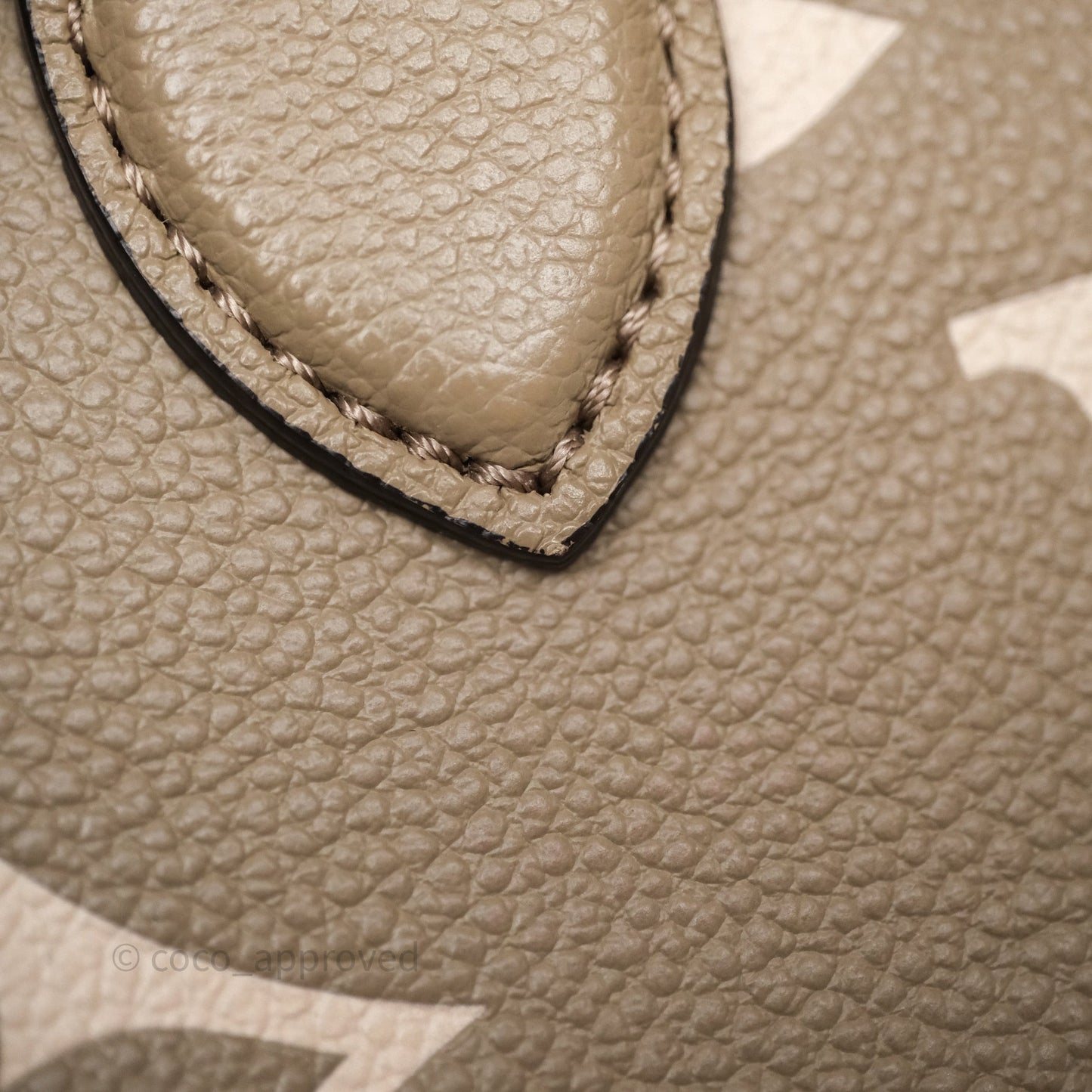 Louis Vuitton OnTheGo BB Dove Gray/Cream Monogram Empreinte Leather