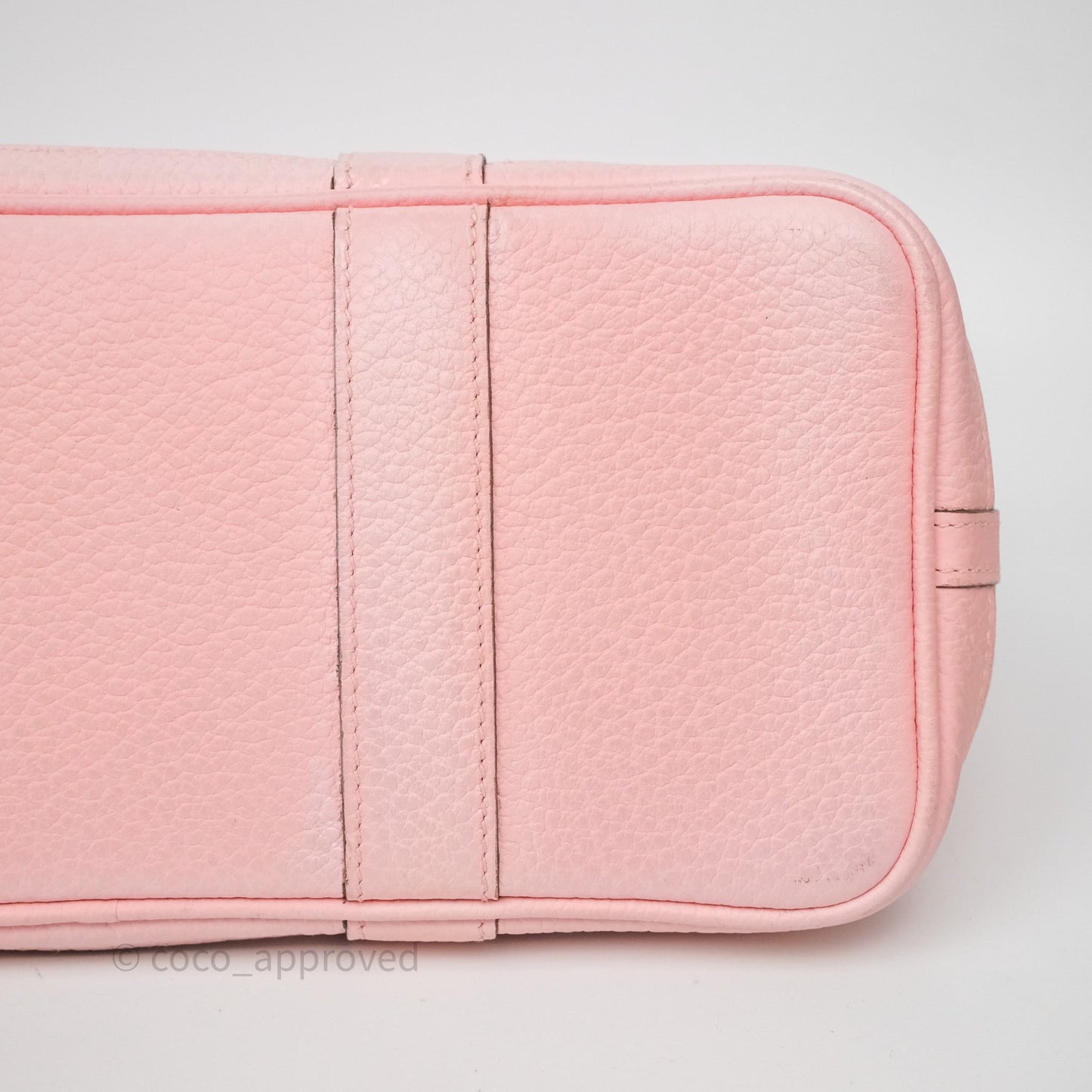 Hermes Garden Party 30 Rose Sakura 3Q Palladium Hardware