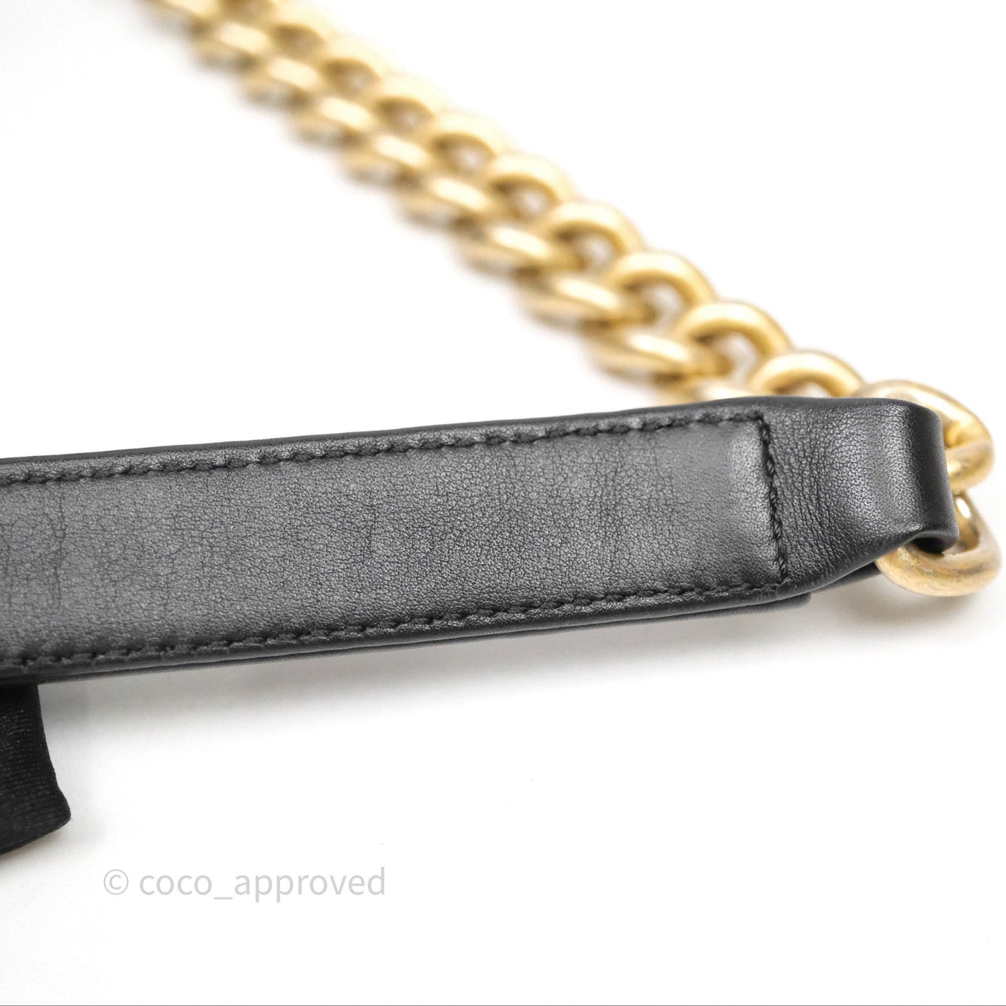 Chanel Small Boy Black Lambskin Aged Gold Hardware