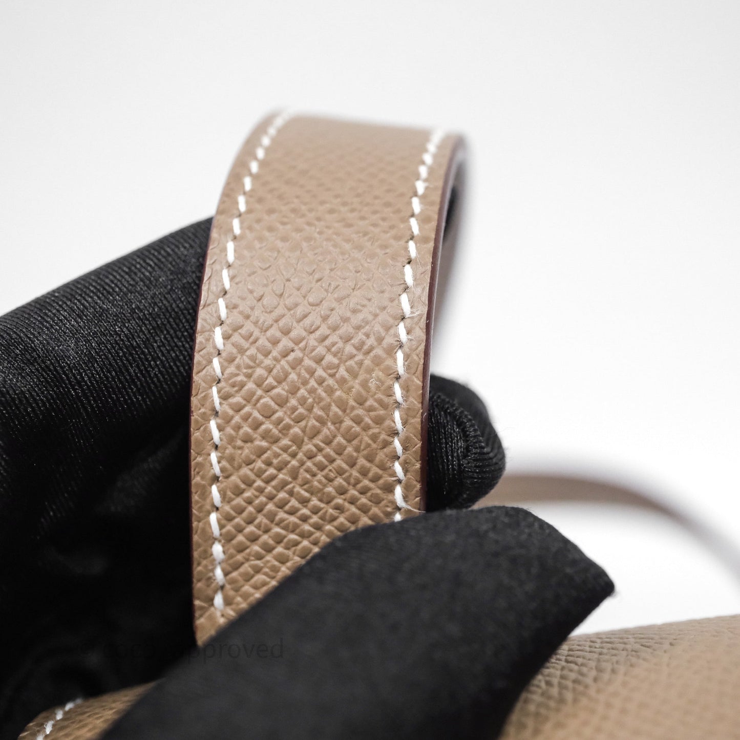 Hermès Della Cavalleria Mini Bag Etoupe 18 Epsom Palladium Hardware