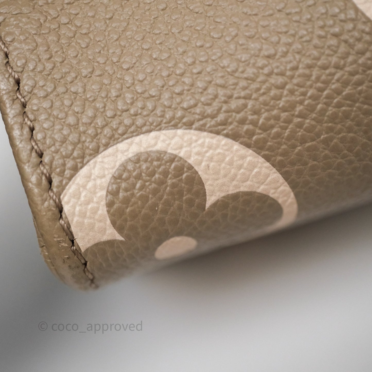 Louis Vuitton OnTheGo BB Dove Gray/Cream Monogram Empreinte Leather