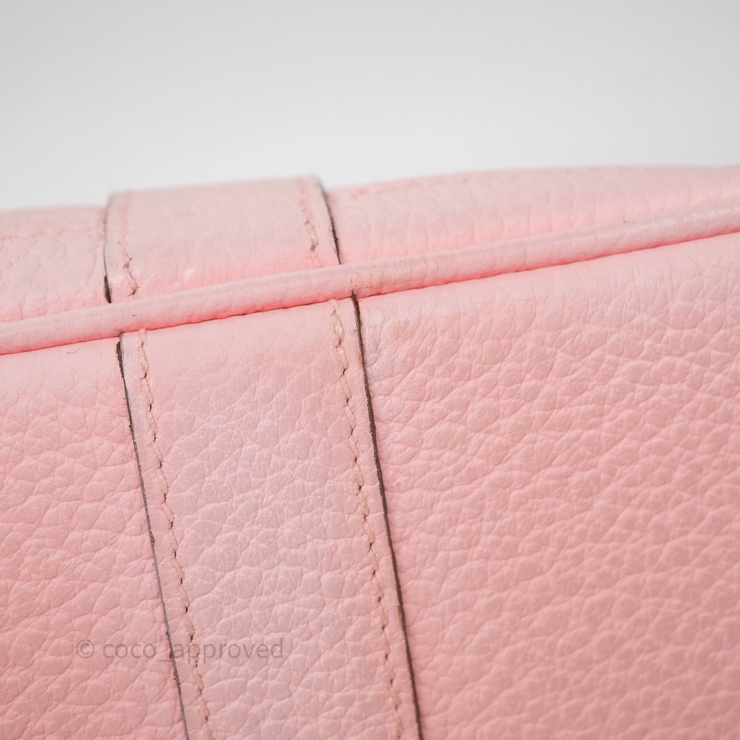 Hermes Garden Party 30 Rose Sakura 3Q Palladium Hardware