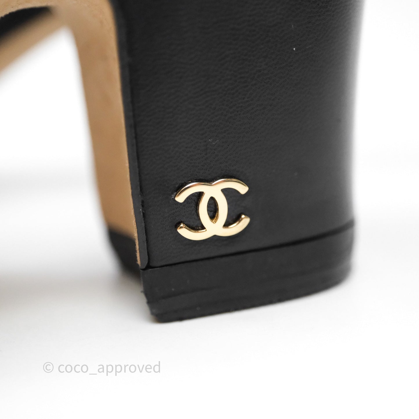 Chanel Slingbacks Black/ Beige Size 36