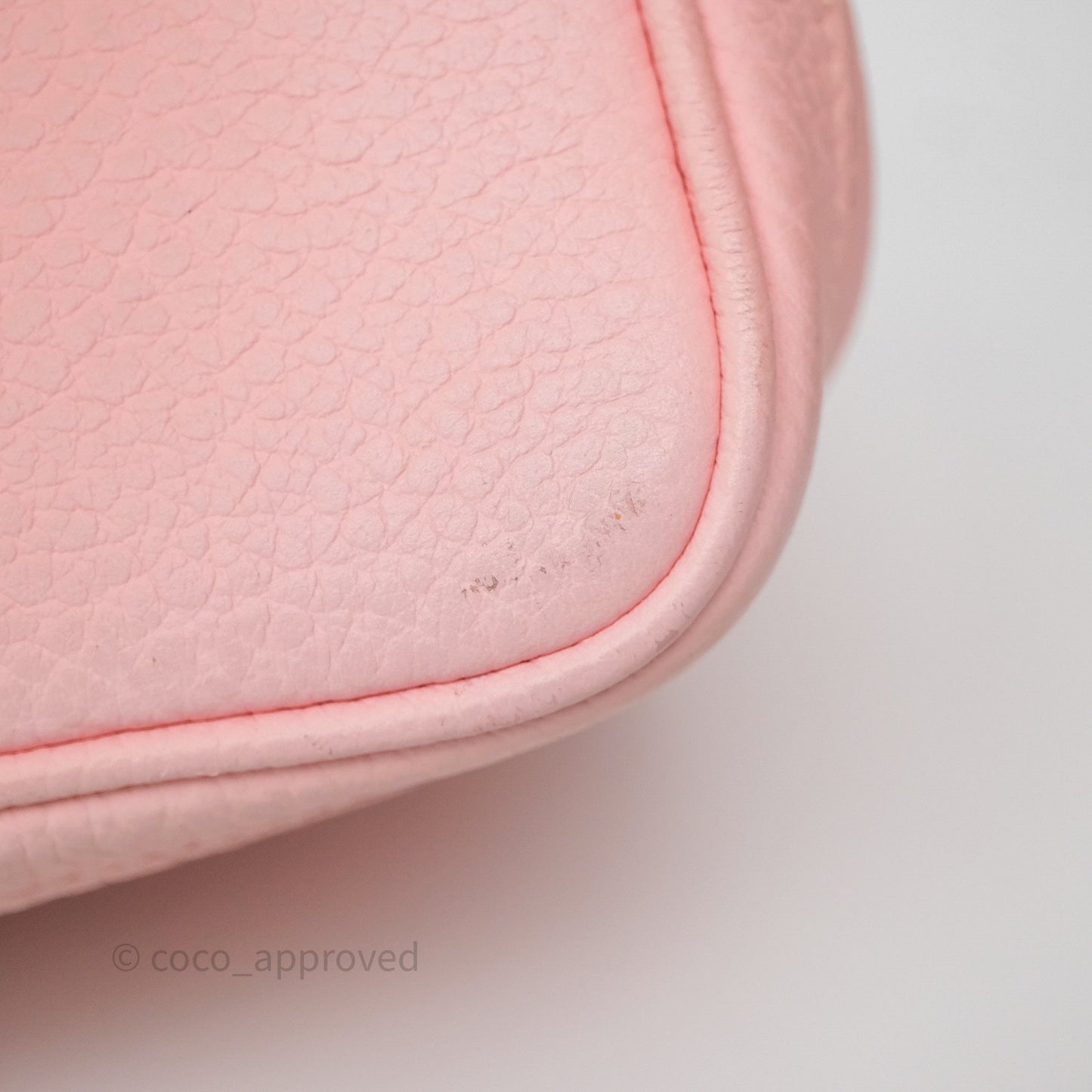 Hermes Garden Party 30 Rose Sakura 3Q Palladium Hardware