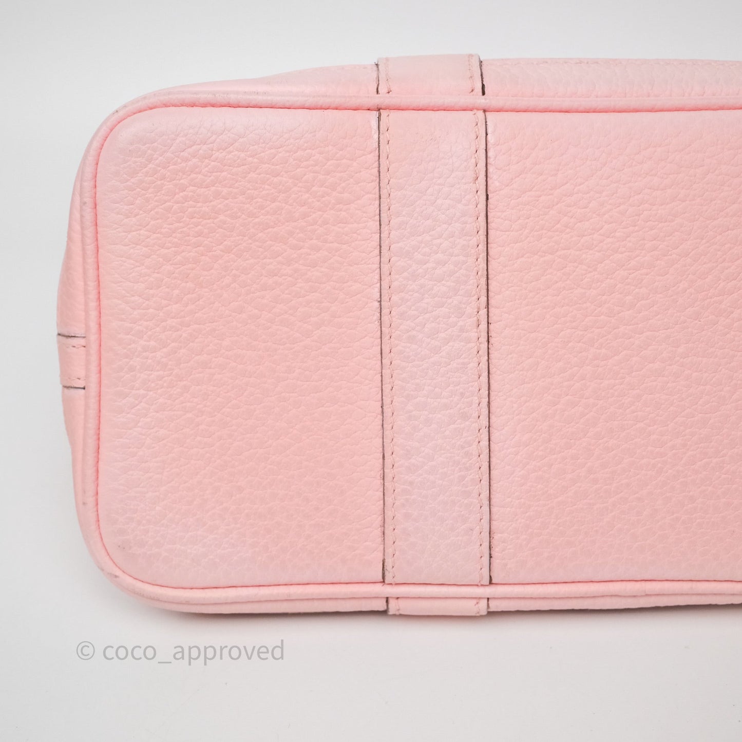 Hermes Garden Party 30 Rose Sakura 3Q Palladium Hardware