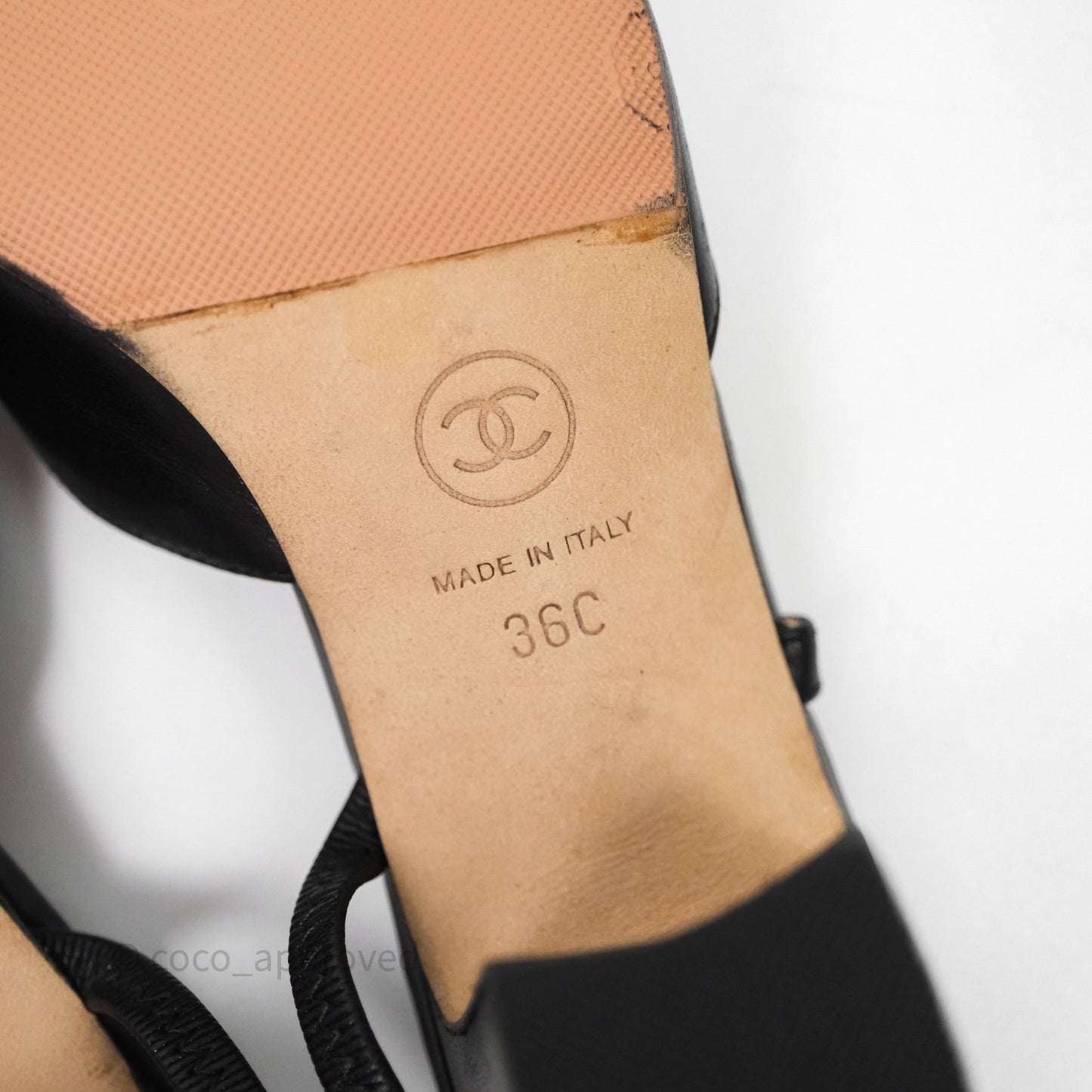Chanel Slingbacks Black/ Beige Size 36