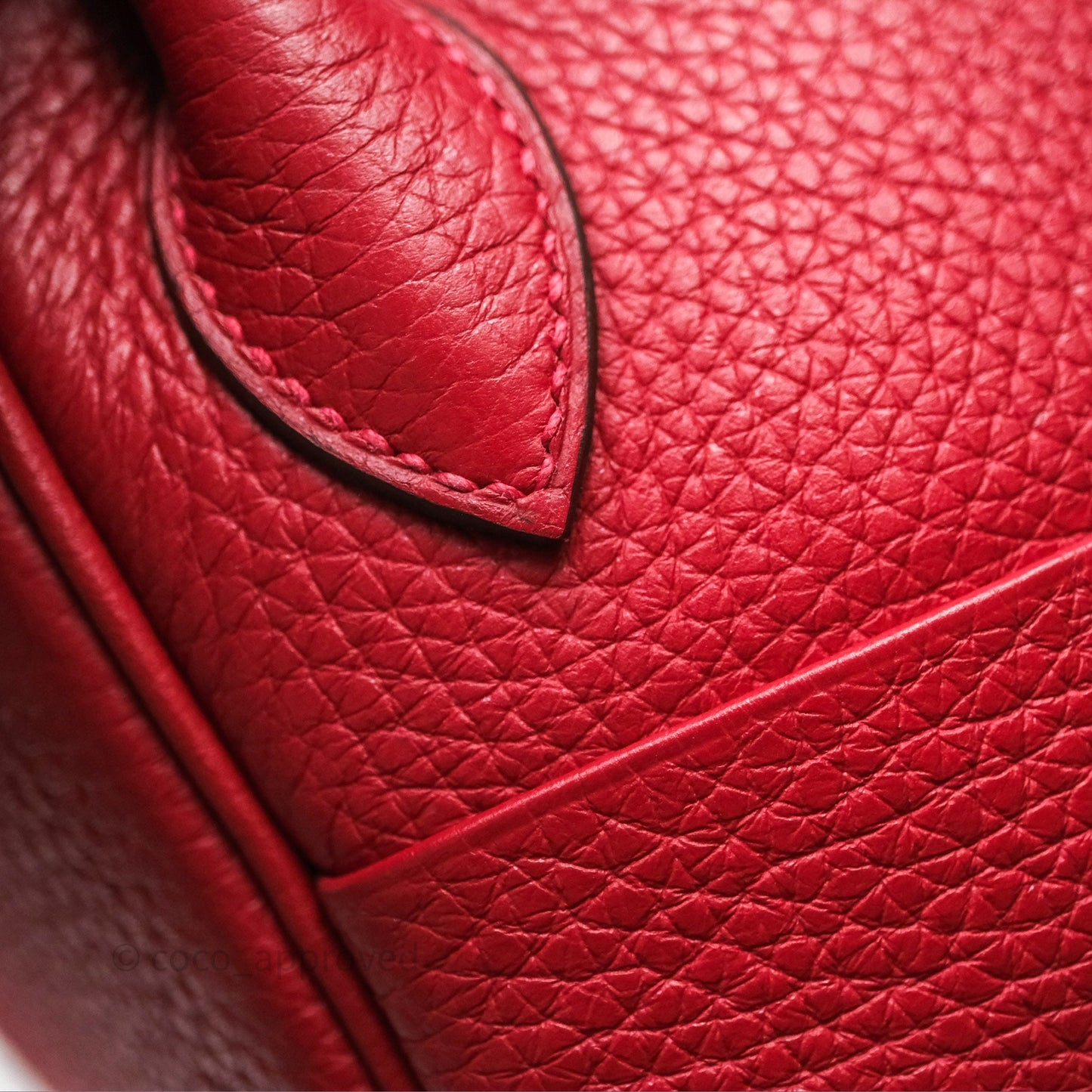 Hermes Lindy 26 Rouge Casaque Q5 Clemence Gold Hardware