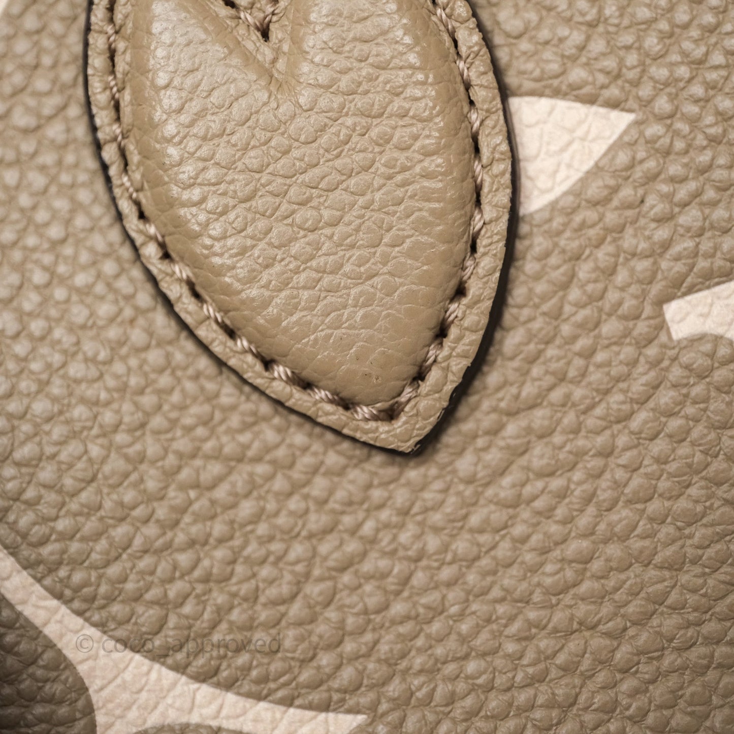 Louis Vuitton OnTheGo BB Dove Gray/Cream Monogram Empreinte Leather
