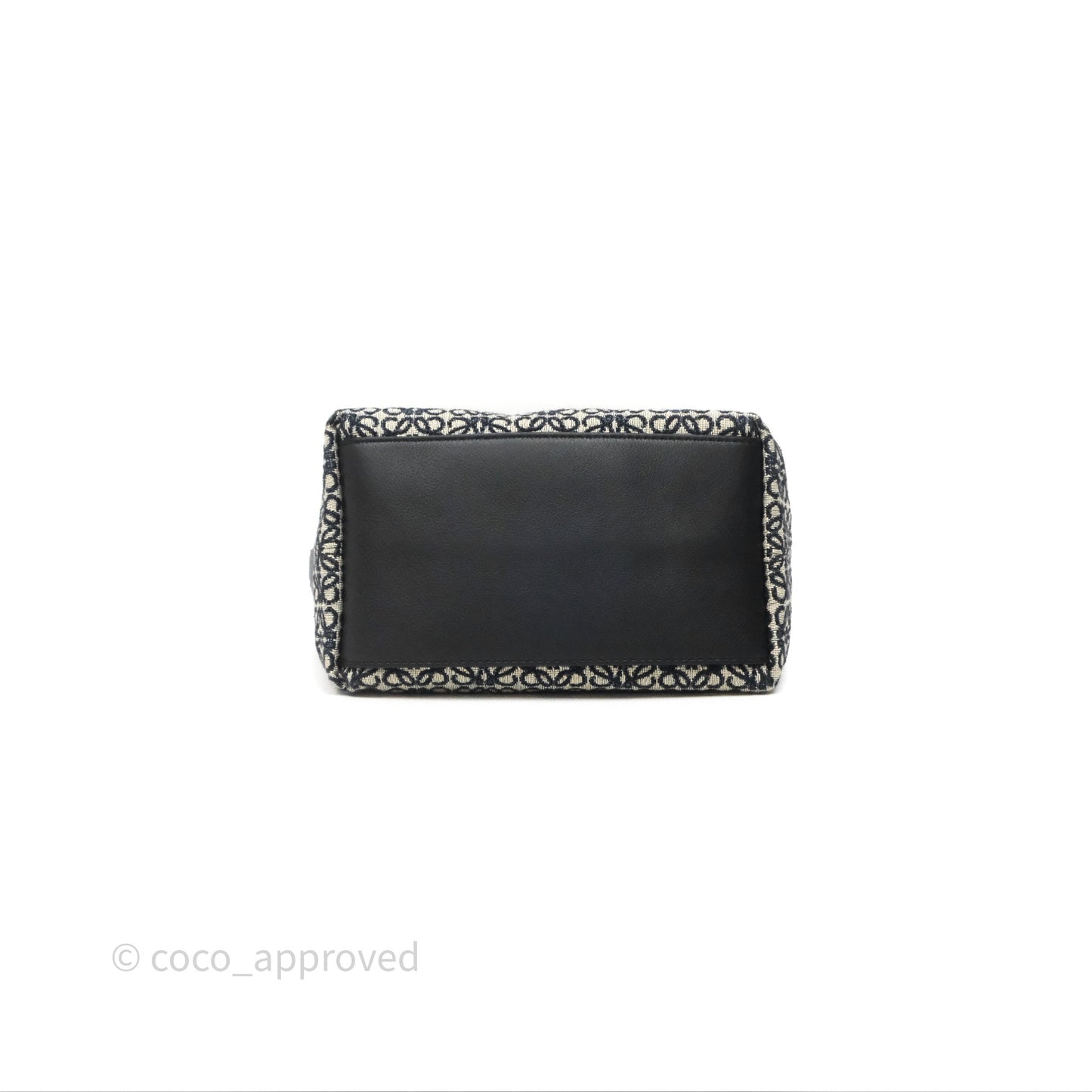 Loewe Small Cubi bag in Anagram Jacquard & Calfskin Navy/Black
