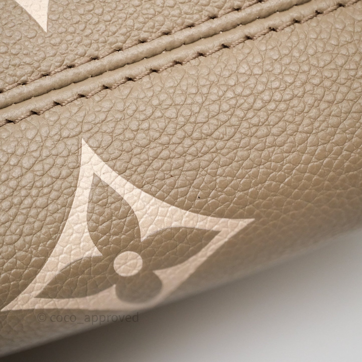 Louis Vuitton OnTheGo BB Dove Gray/Cream Monogram Empreinte Leather