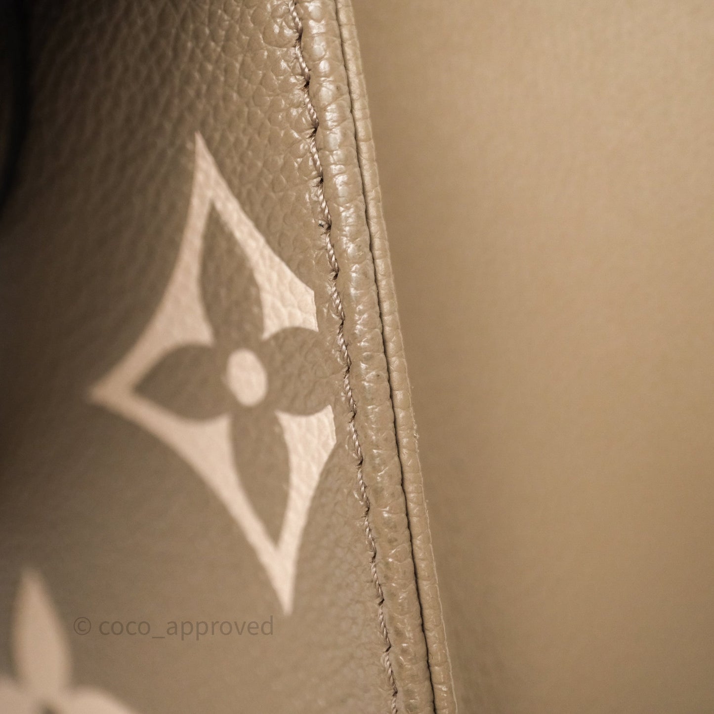 Louis Vuitton OnTheGo BB Dove Gray/Cream Monogram Empreinte Leather