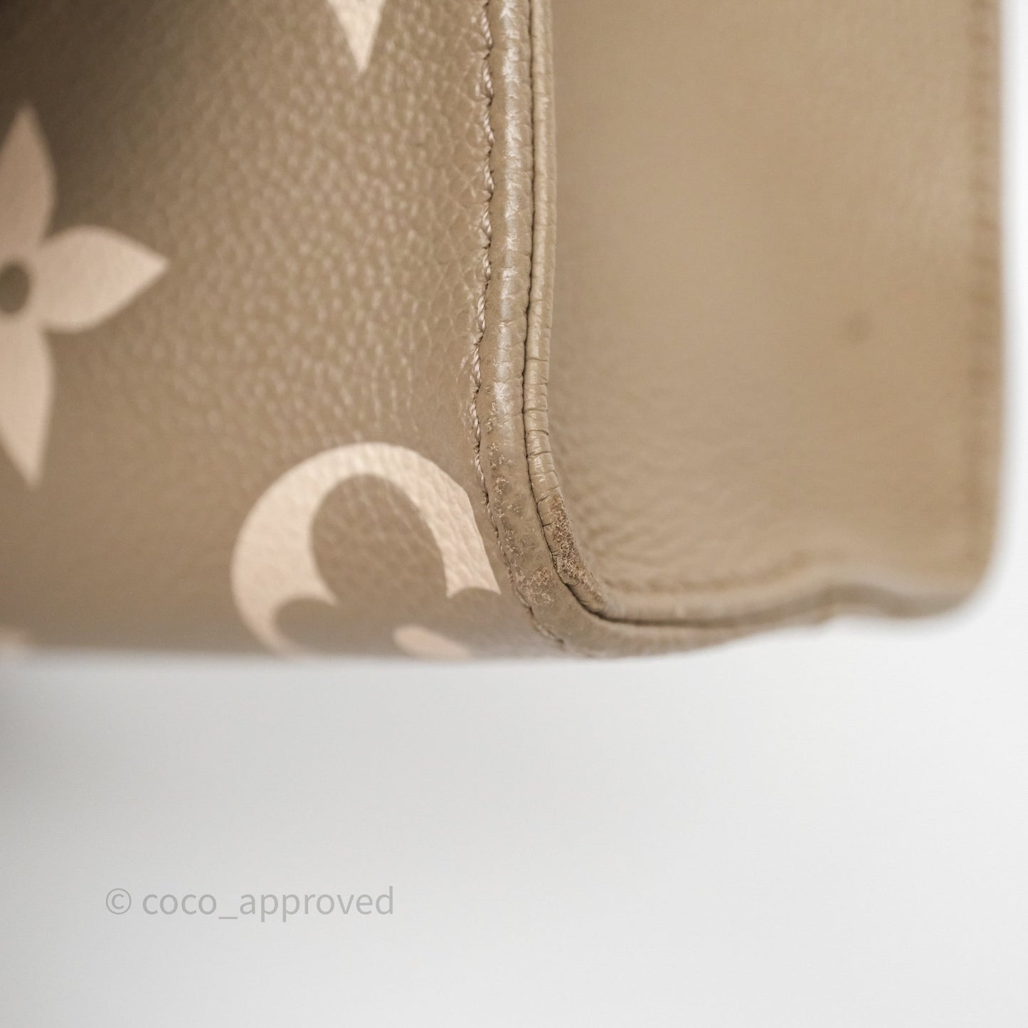 Louis Vuitton OnTheGo BB Dove Gray/Cream Monogram Empreinte Leather