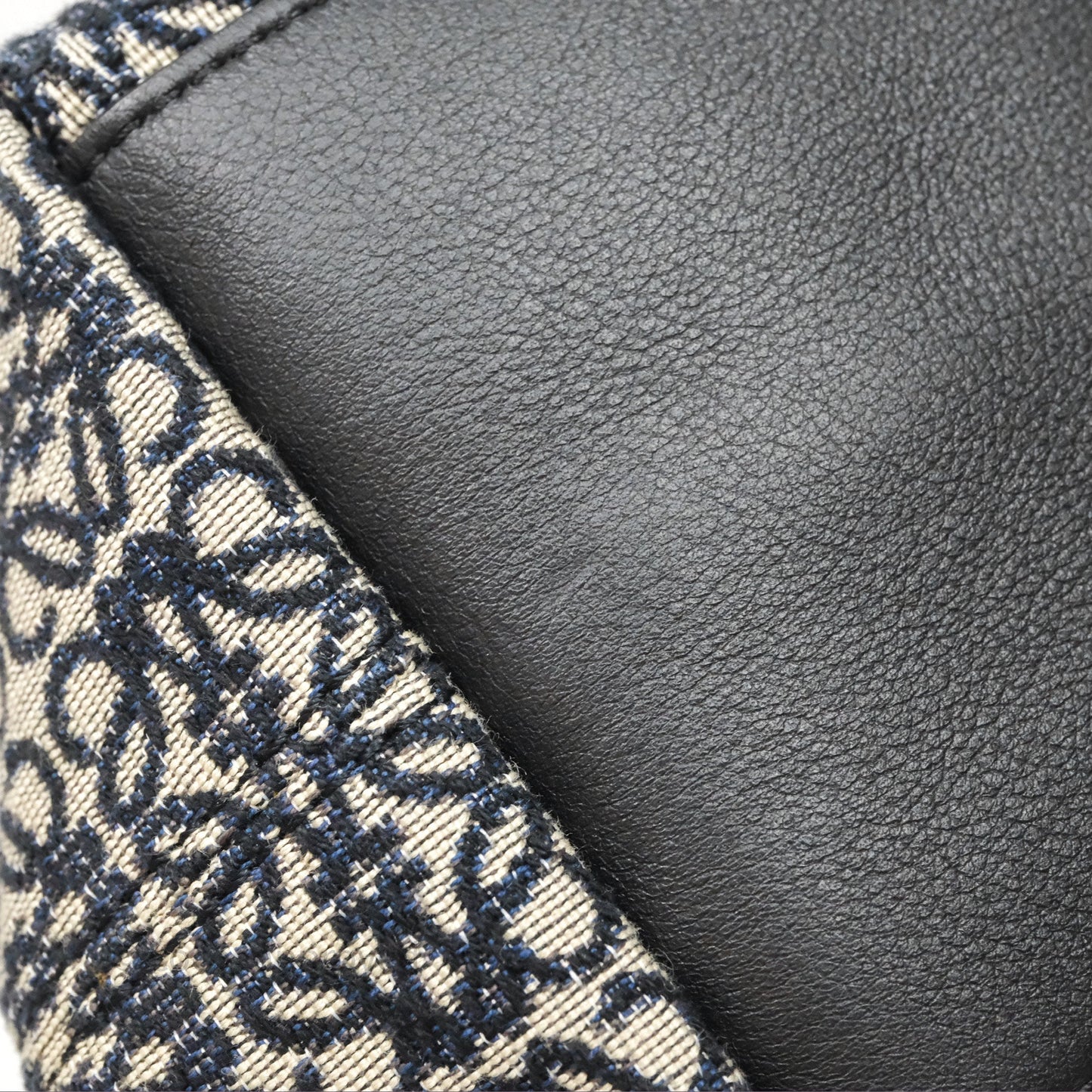 Loewe Small Cubi bag in Anagram Jacquard & Calfskin Navy/Black