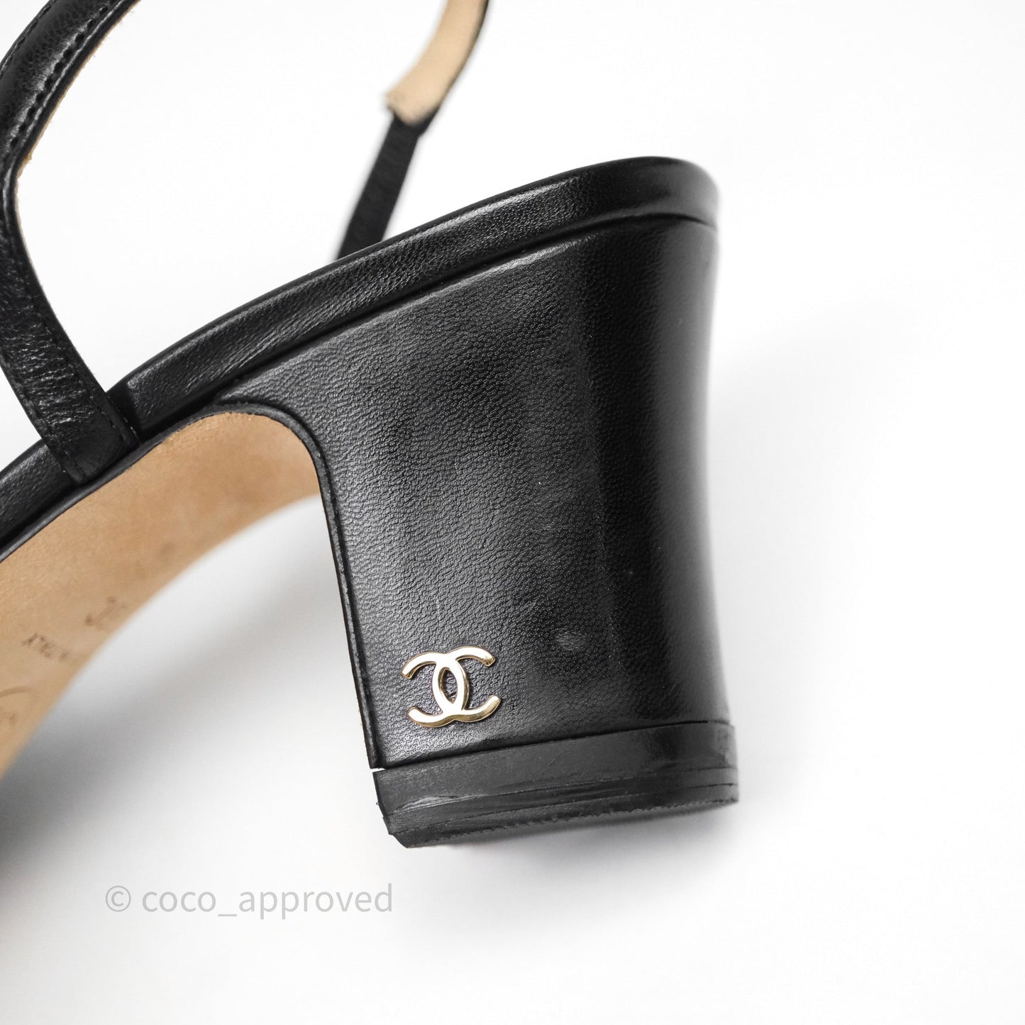 Chanel Slingbacks Black/ Beige Size 36