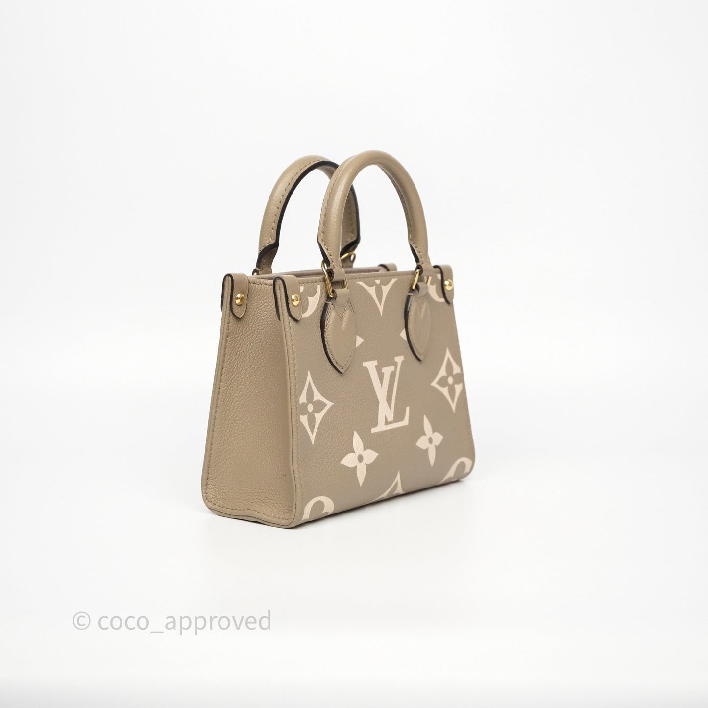 Louis Vuitton OnTheGo BB Dove Gray/Cream Monogram Empreinte Leather