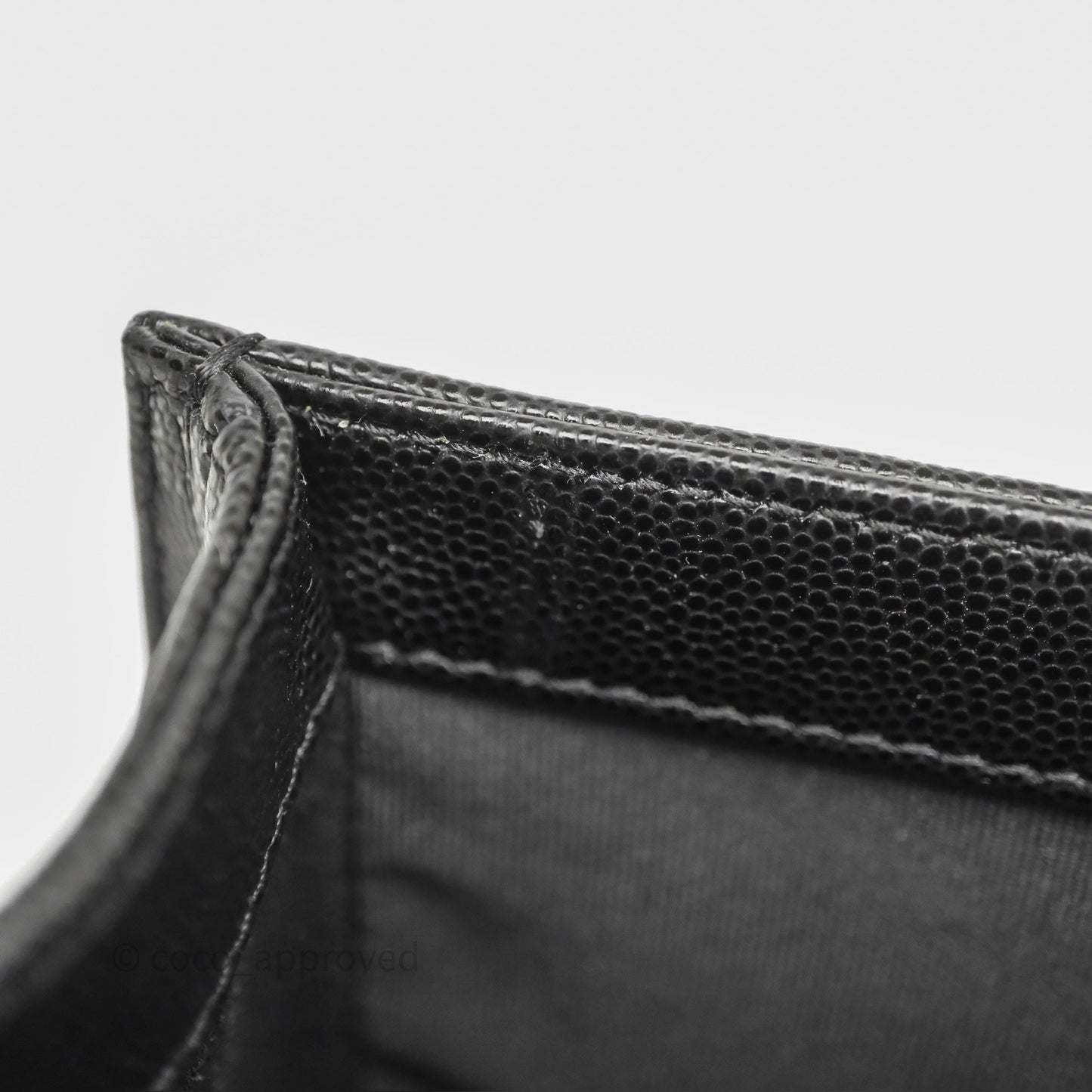 Chanel Small Boy Black Caviar Ruthenium Hardware