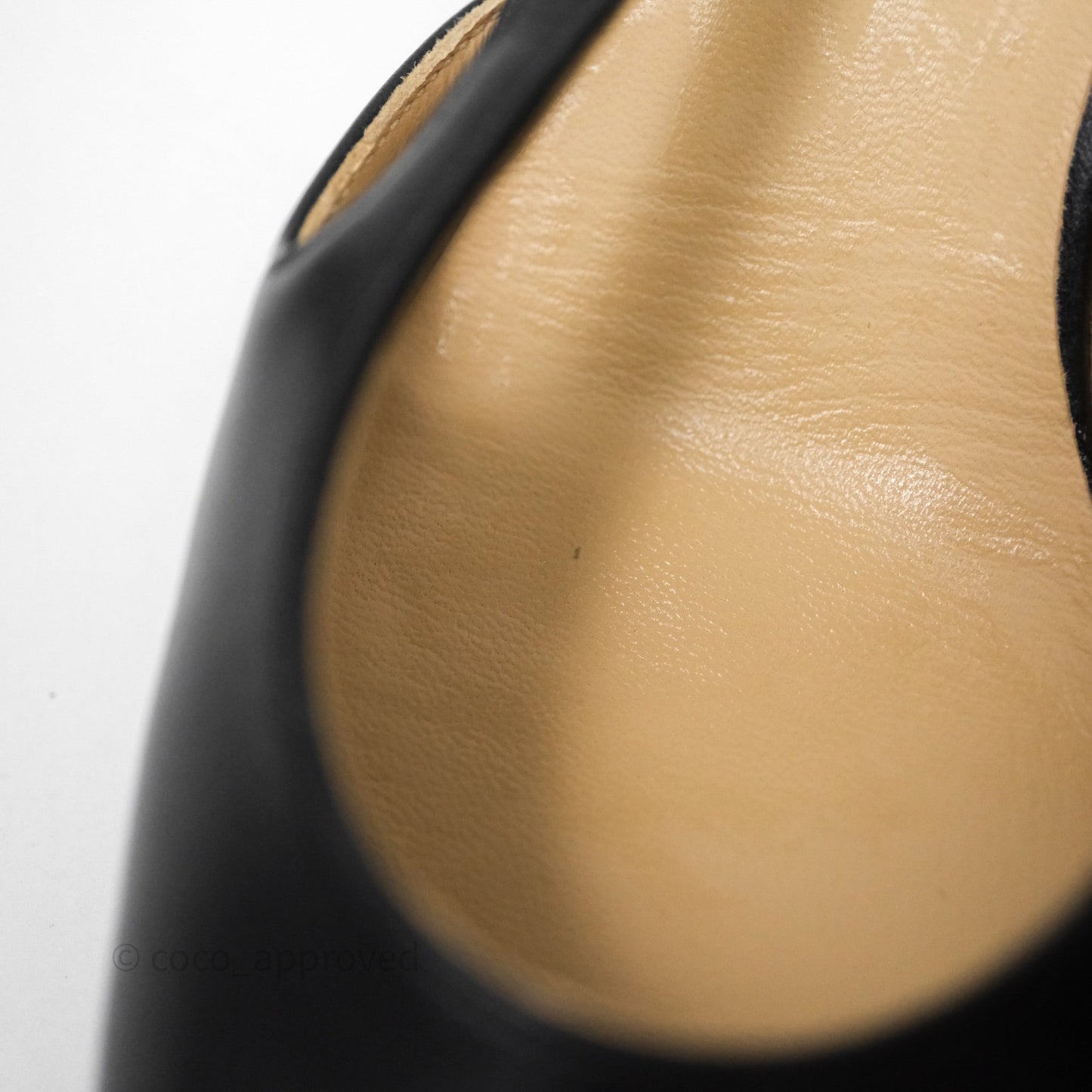 Chanel Slingbacks Black/ Beige Size 36