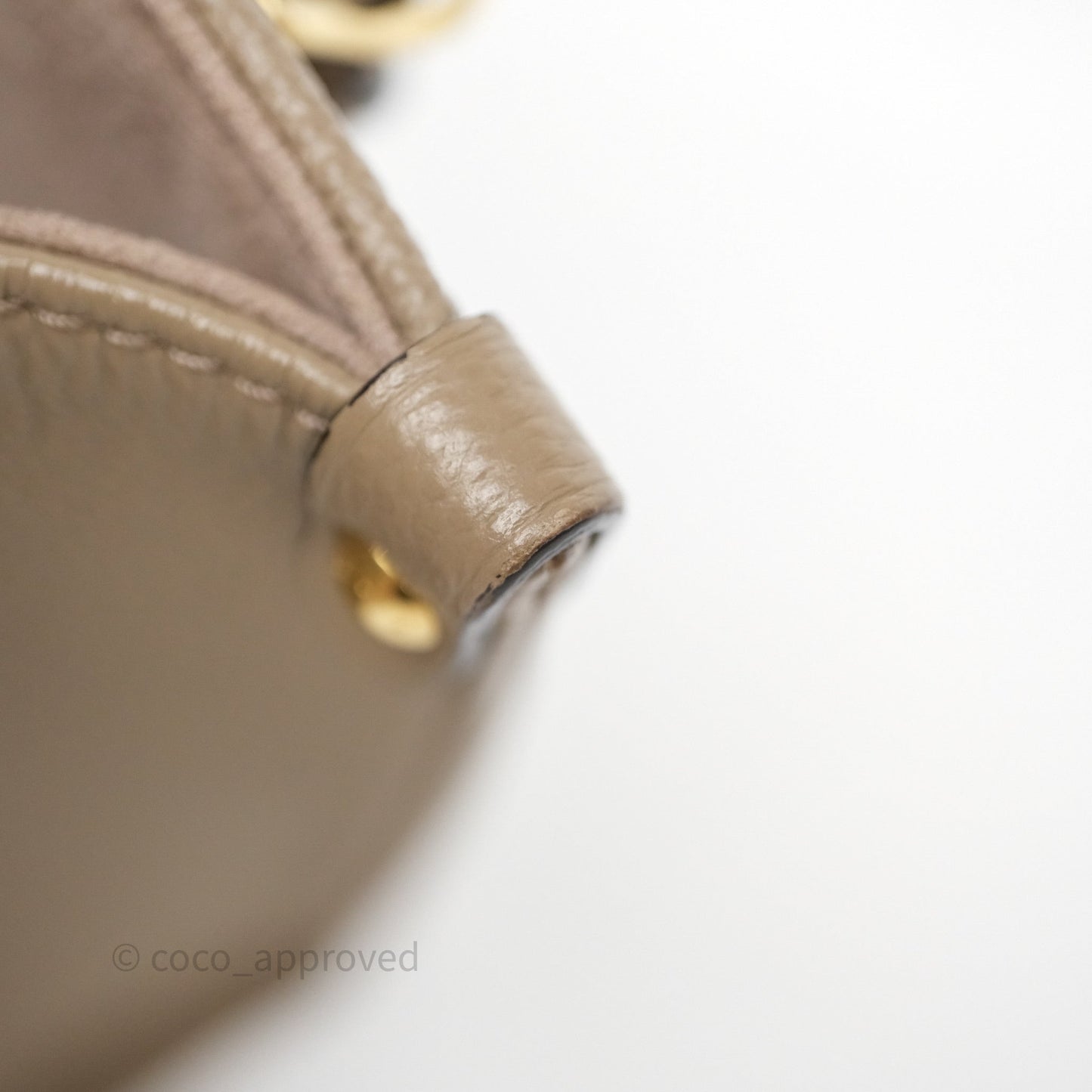 Louis Vuitton OnTheGo BB Dove Gray/Cream Monogram Empreinte Leather
