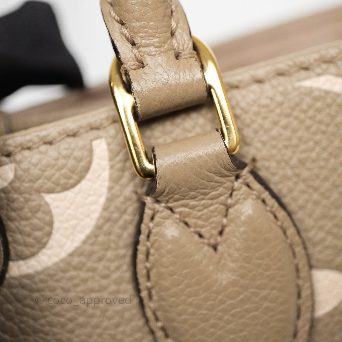 Louis Vuitton OnTheGo BB Dove Gray/Cream Monogram Empreinte Leather
