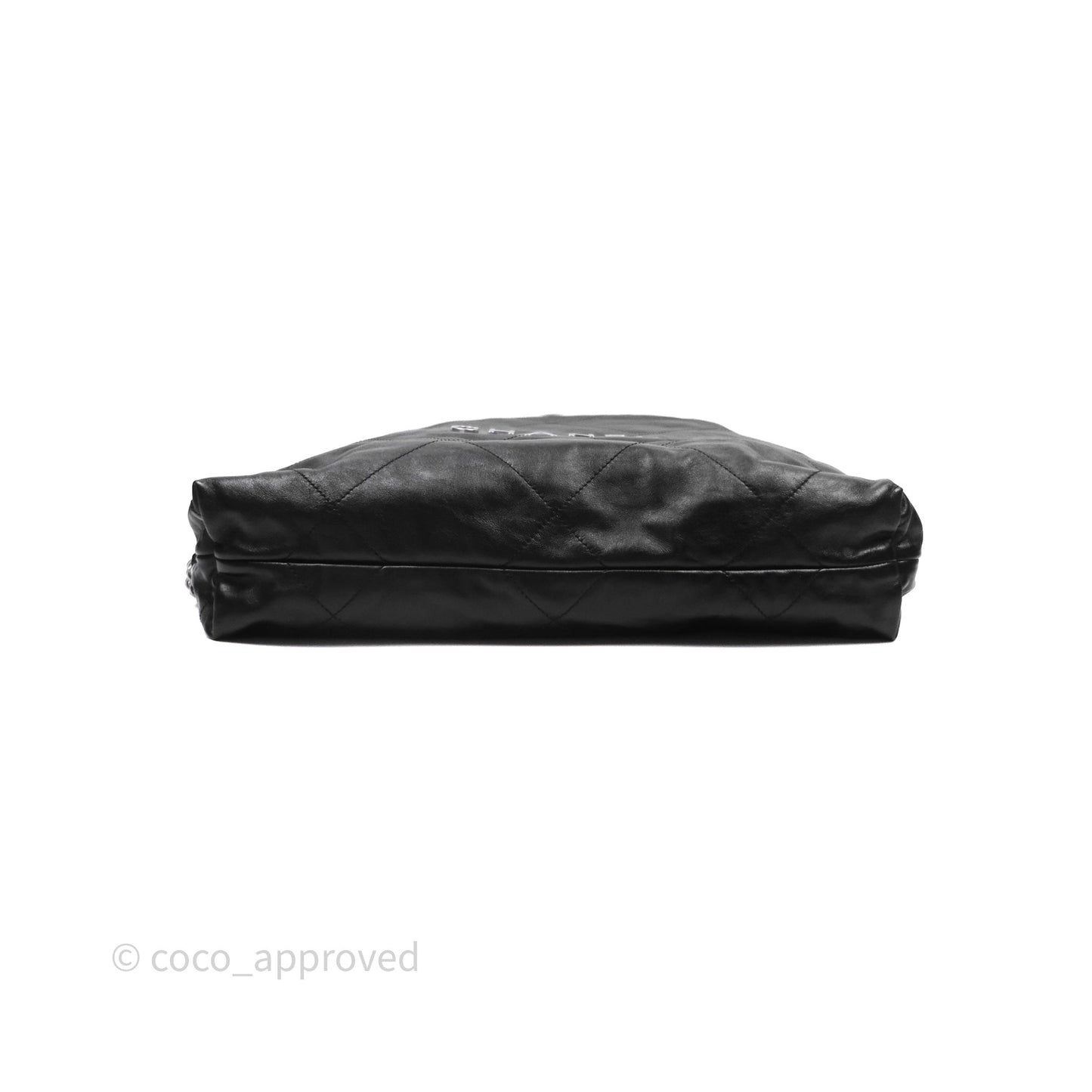 Chanel 22 Medium Calfskin Quilted Backpack Black