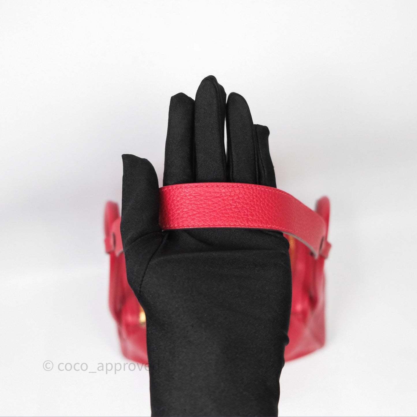 Hermes Lindy 26 Rouge Casaque Q5 Clemence Gold Hardware