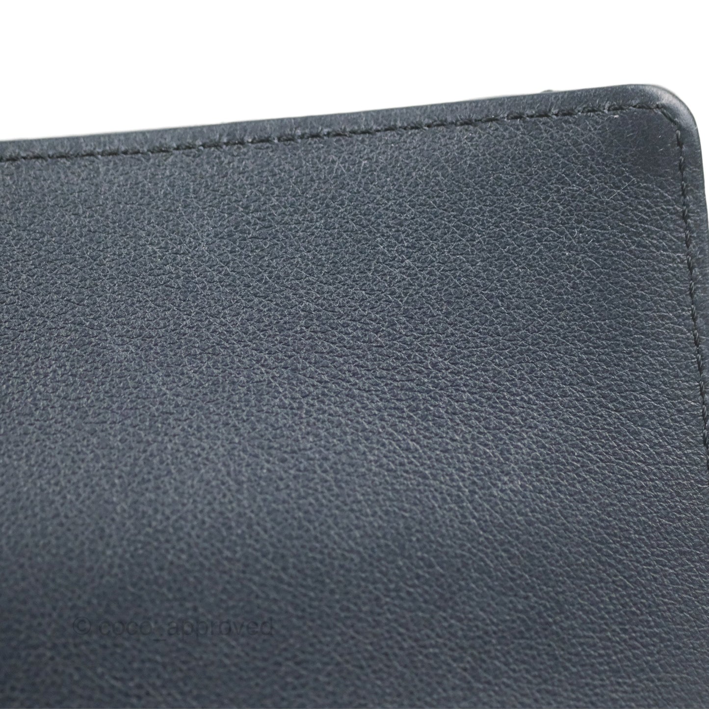 Chanel Golden Class CC Top Handle Bag Navy Calfskin Aged Gold Hardware