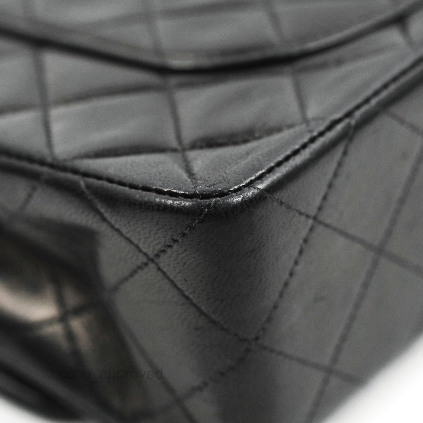 Chanel Vintage Small Classic Flap Black Lambskin 24K Gold Hardware