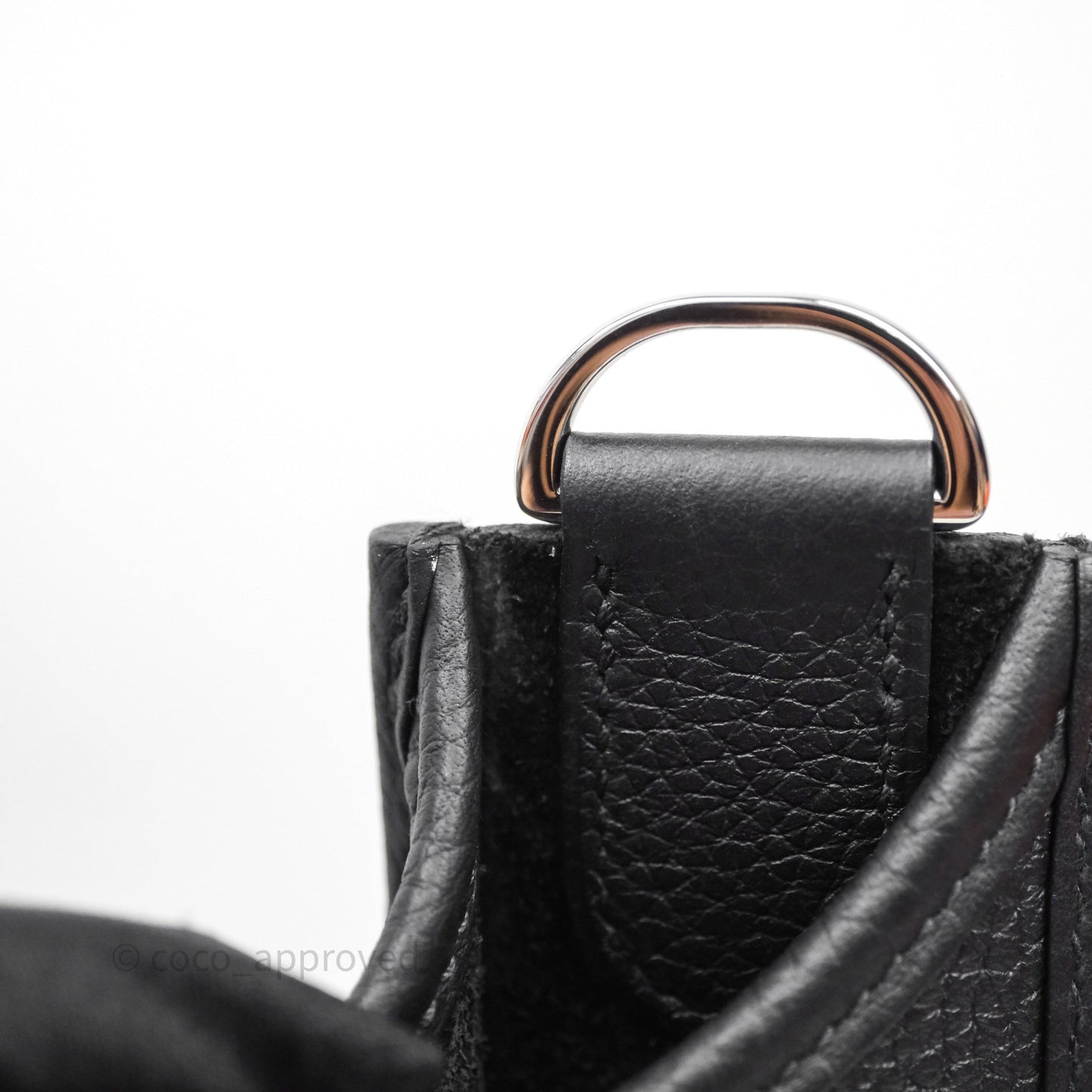 Hermes Evelyne III 29 Noir 89 Black Clemence Palladium Hardware