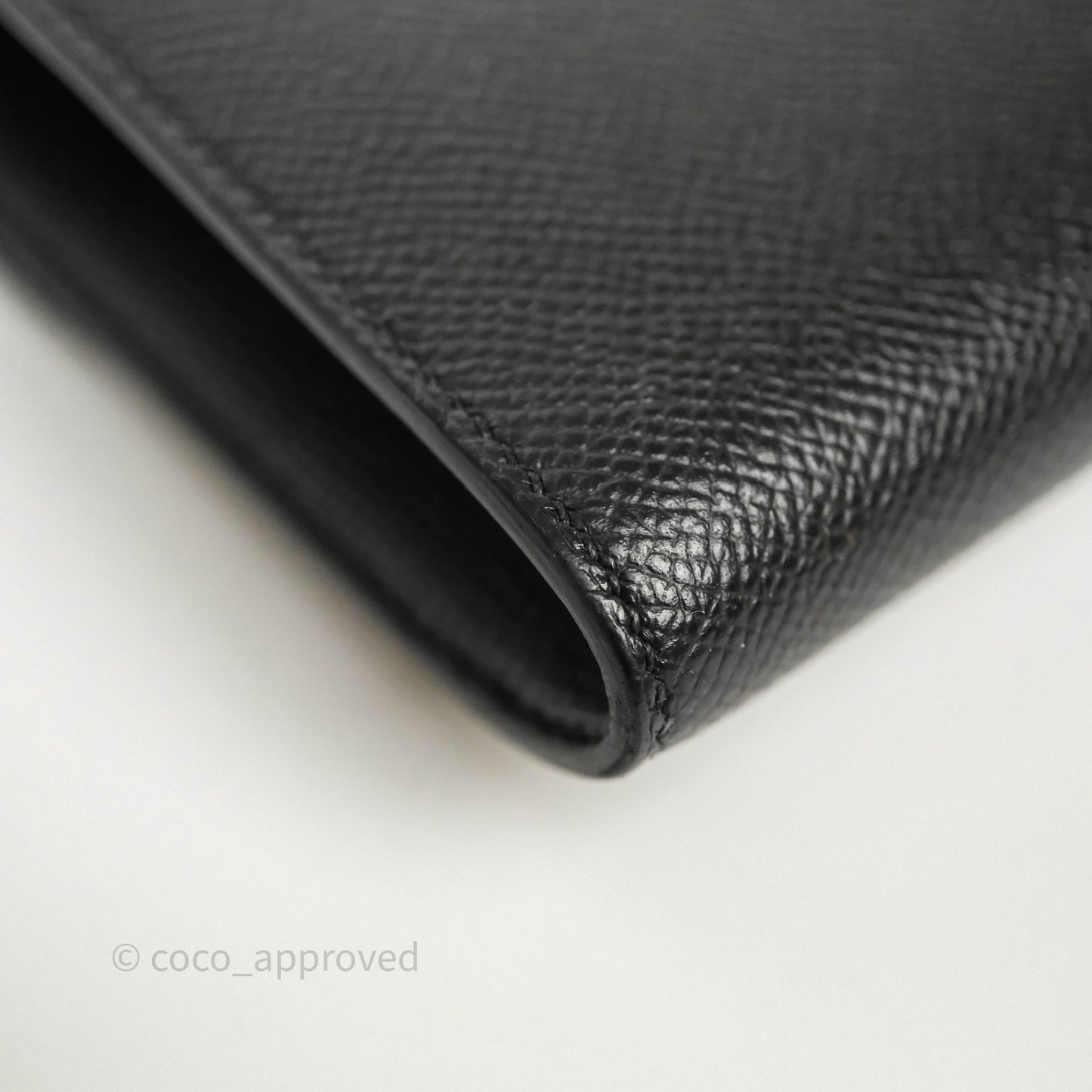 Hermès Constance Long To Go Wallet Black Noir 89 Epsom Gold Hardware