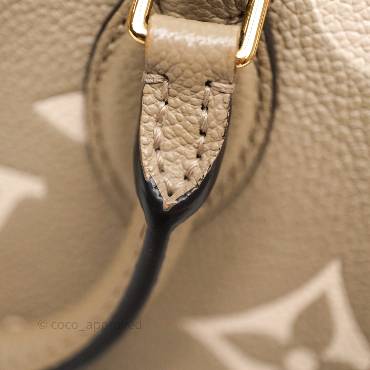 Louis Vuitton OnTheGo BB Dove Gray/Cream Monogram Empreinte Leather