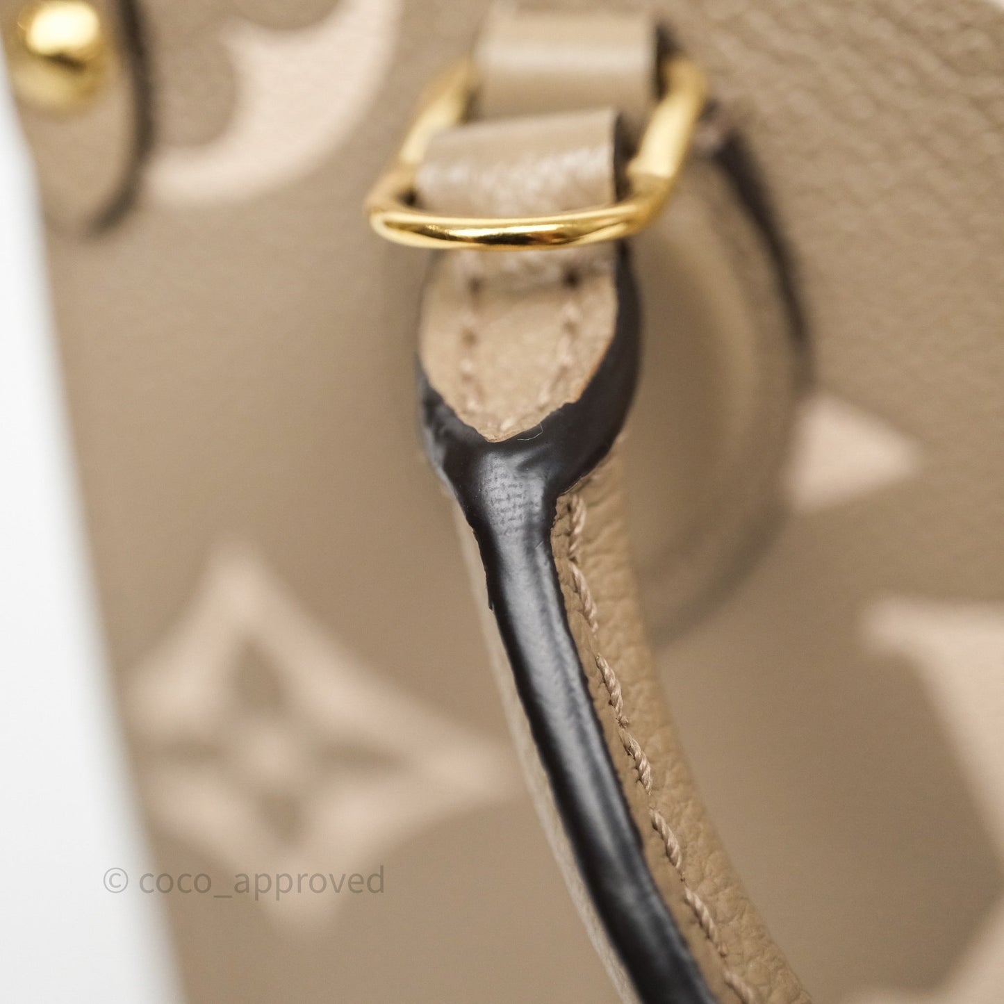 Louis Vuitton OnTheGo BB Dove Gray/Cream Monogram Empreinte Leather