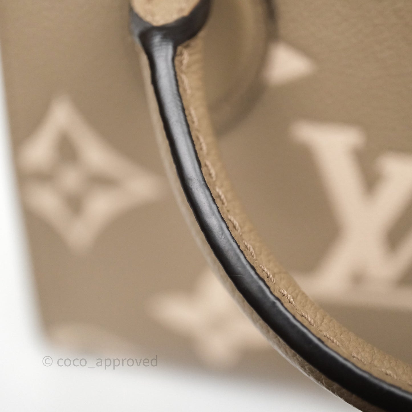 Louis Vuitton OnTheGo BB Dove Gray/Cream Monogram Empreinte Leather