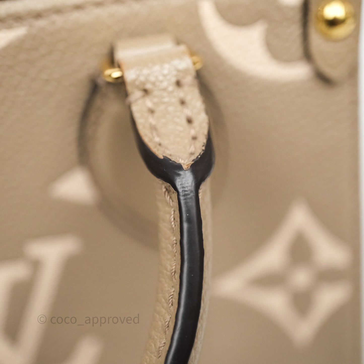 Louis Vuitton OnTheGo BB Dove Gray/Cream Monogram Empreinte Leather