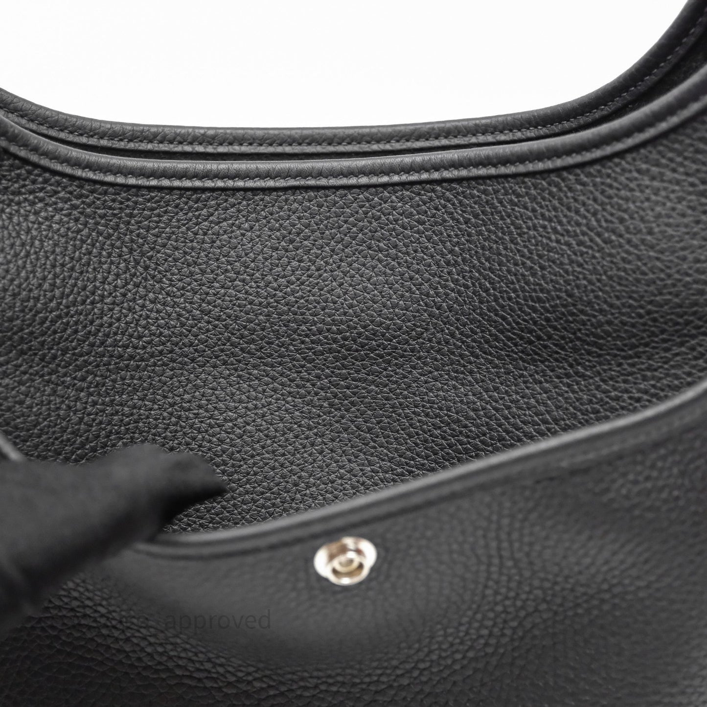 Hermes Evelyne III 29 Noir 89 Black Clemence Palladium Hardware