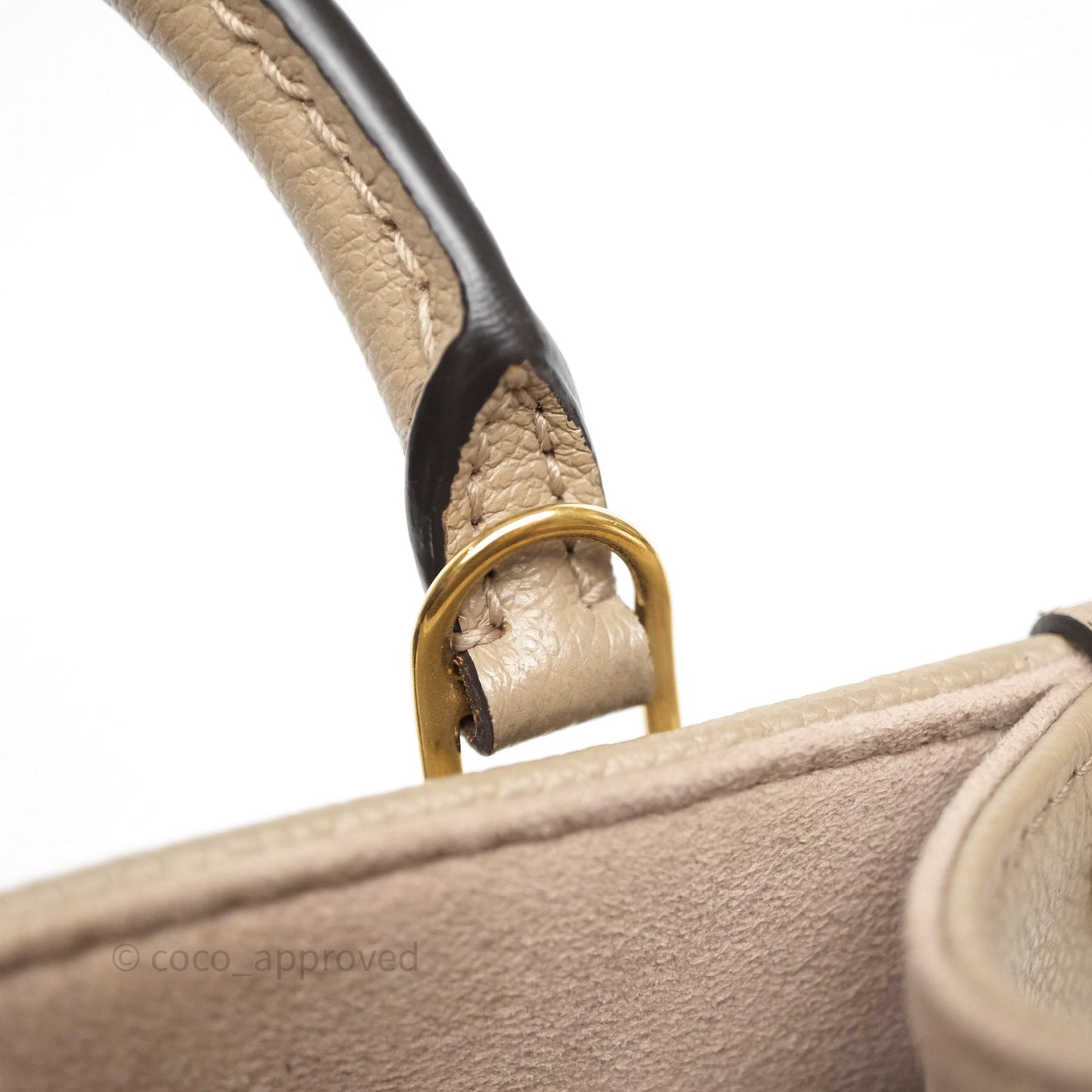 Louis Vuitton OnTheGo BB Dove Gray/Cream Monogram Empreinte Leather