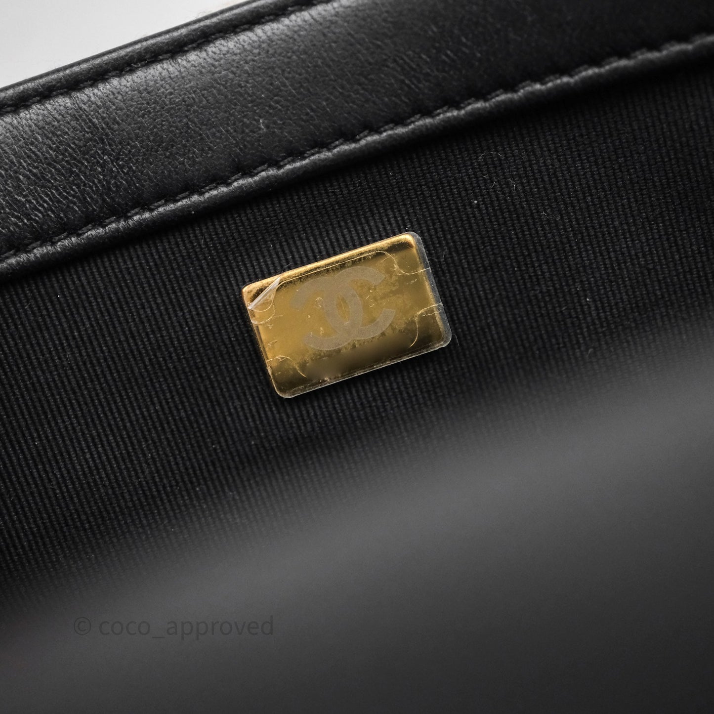 Chanel Pearl Crush Mini Square Pink/ White/ Black Tweed Aged Gold Hardware