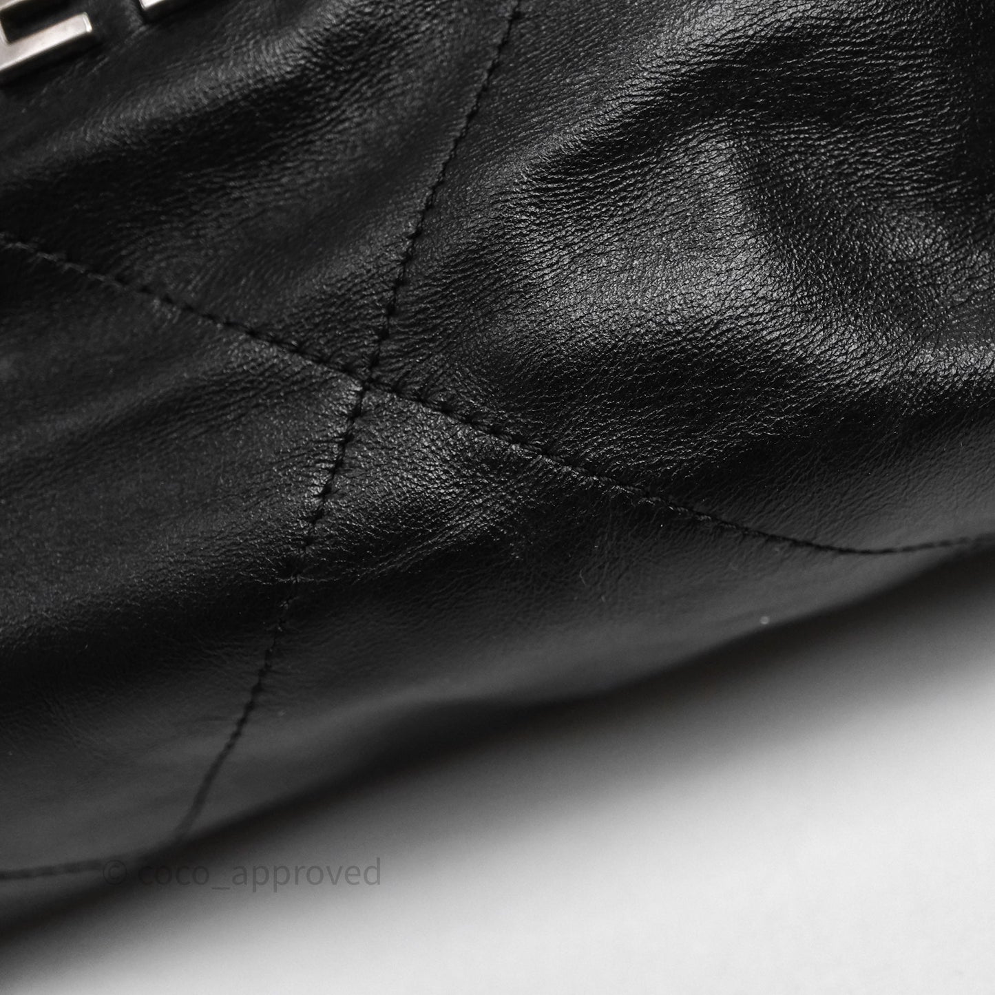 Chanel 22 Medium Calfskin Quilted Backpack Black