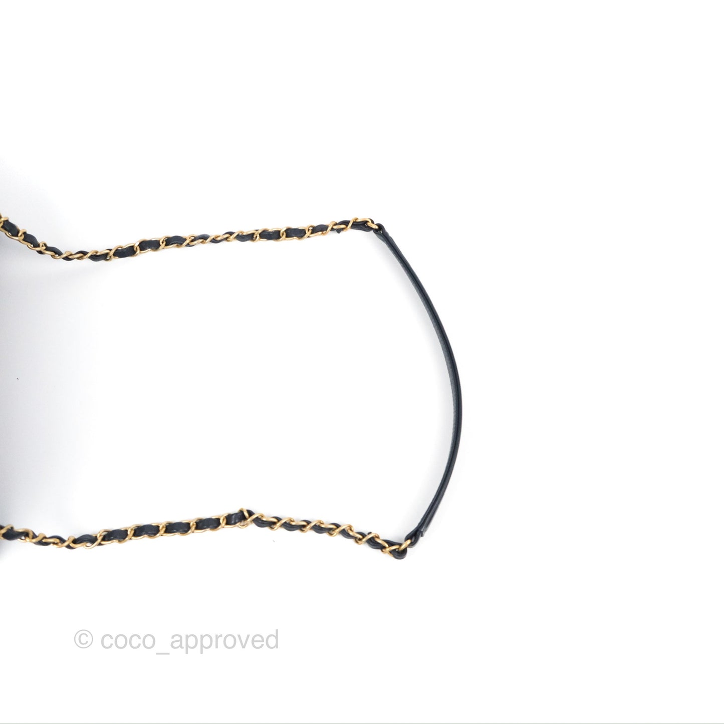 Chanel Golden Class CC Top Handle Bag Navy Calfskin Aged Gold Hardware
