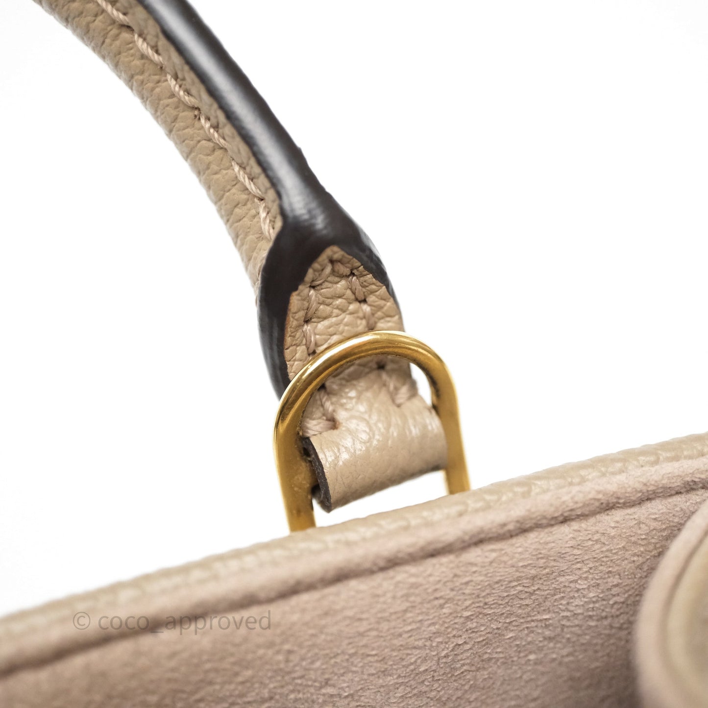 Louis Vuitton OnTheGo BB Dove Gray/Cream Monogram Empreinte Leather