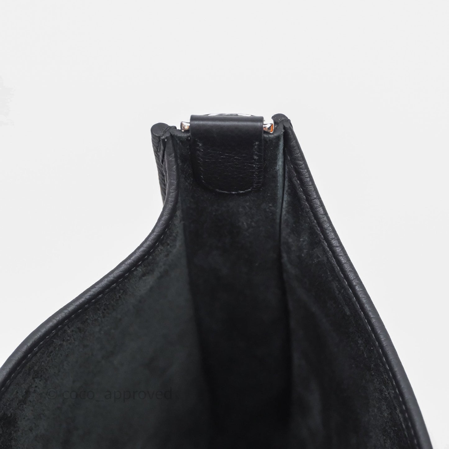 Hermes Evelyne III 29 Noir 89 Black Clemence Palladium Hardware